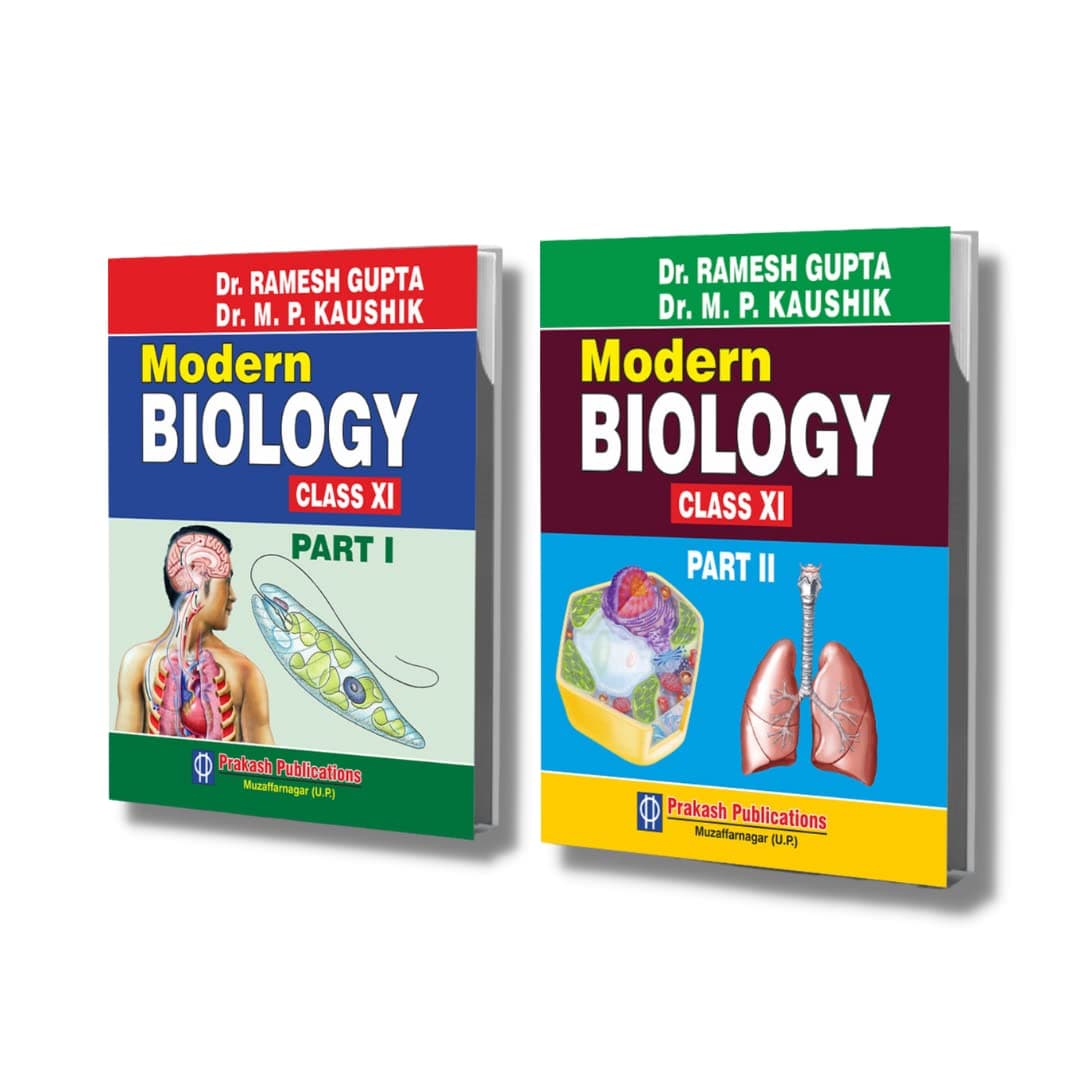 Modern Biology Class XI - Part 1 & Part 2 (Combo) - NCERT Based For UP Board, NEET & All Other Medical Entrance Examinations [Perfect Paperback] Dr. Ramesh Gupta and Dr. M.P. Kaushik