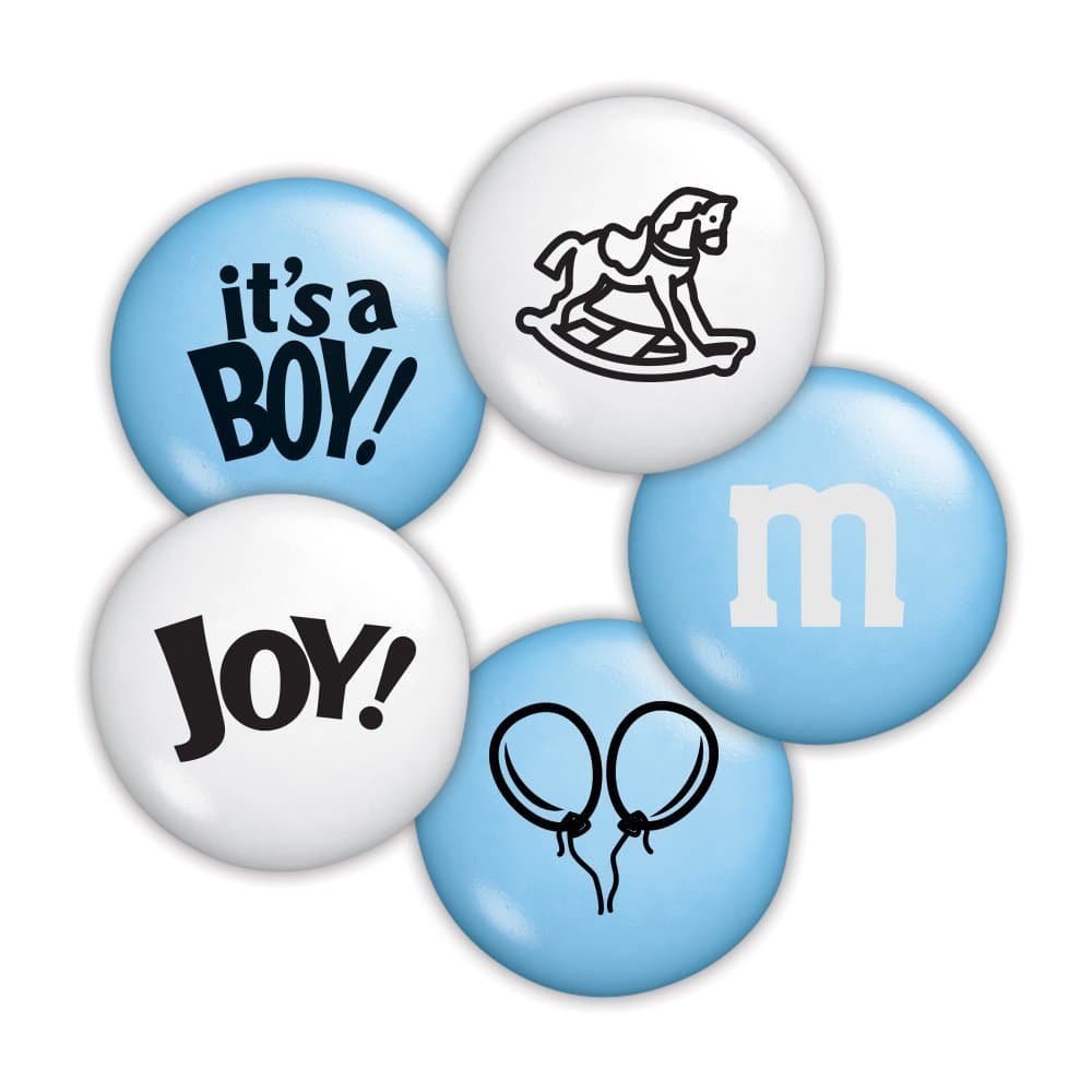 Baby Boy Custom M&M'S 5lb Bulk Candy Bag
