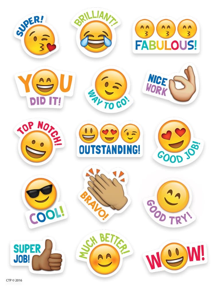 Creative Teaching PressEmoji Rewards Stickers (4143)