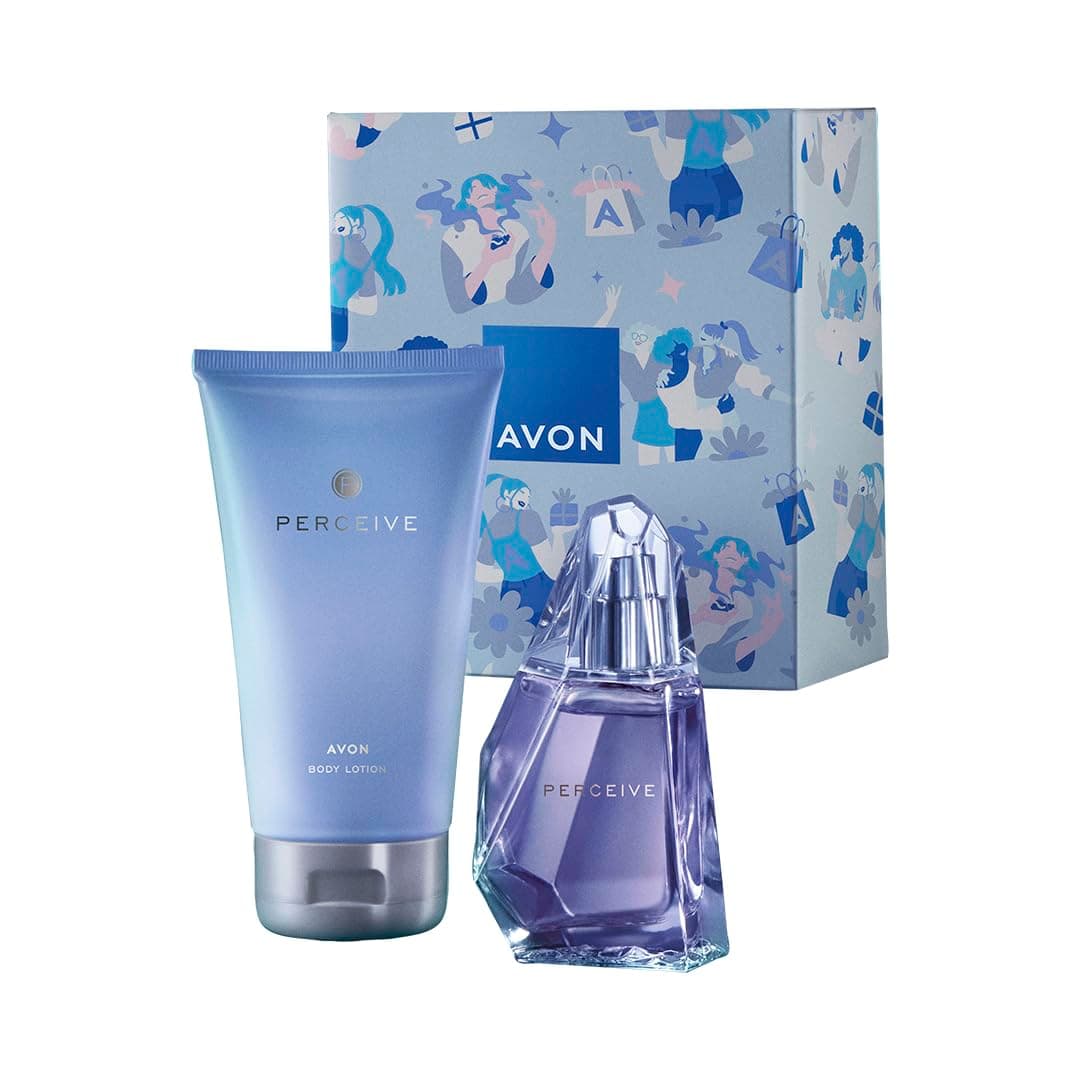 Avon Perceive Two Piece Gift Set with Perceive EDP 50ml and Body Lotion 150ml in a Gift Box