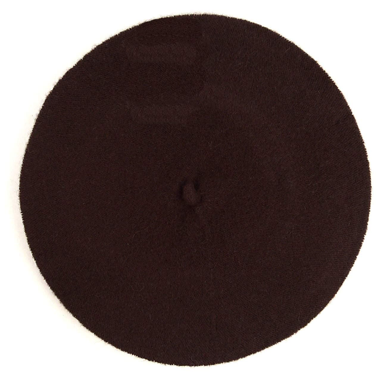 Women's Ladies Solid Colored Classic French Wool Blend Beret Hat Cap