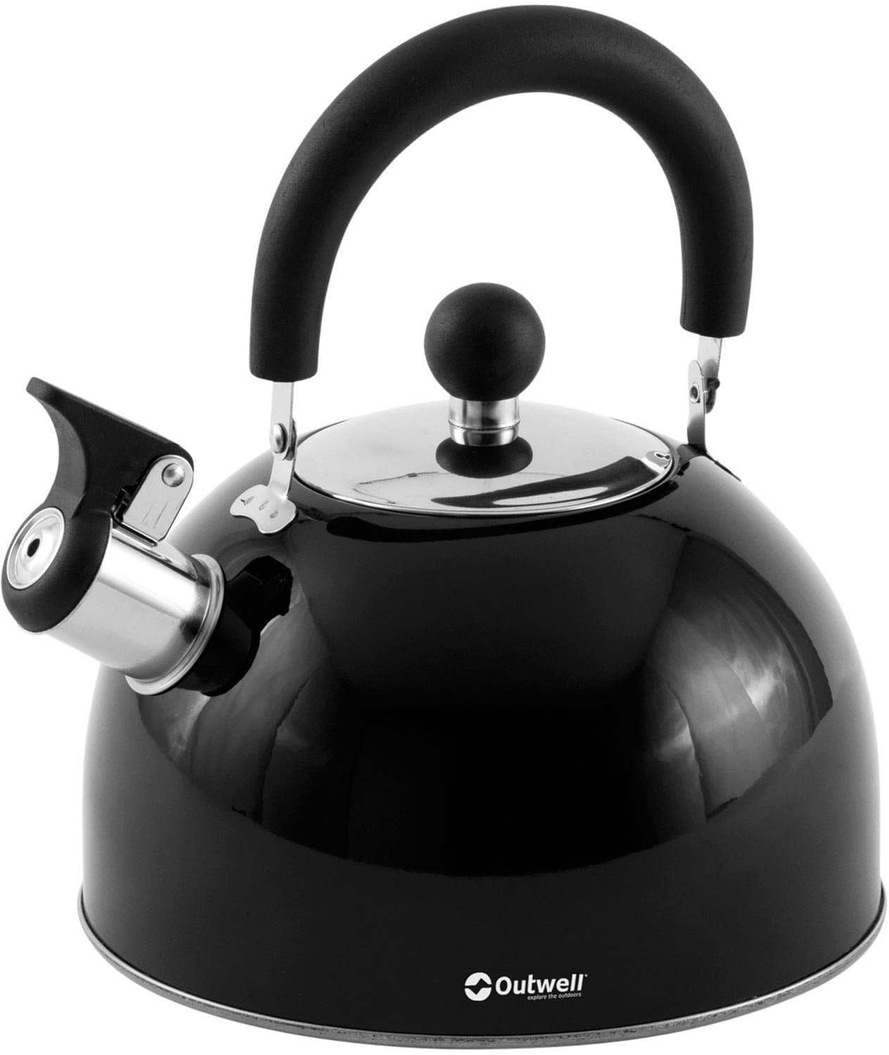 Outwell Stainless steel kettle with folding handle