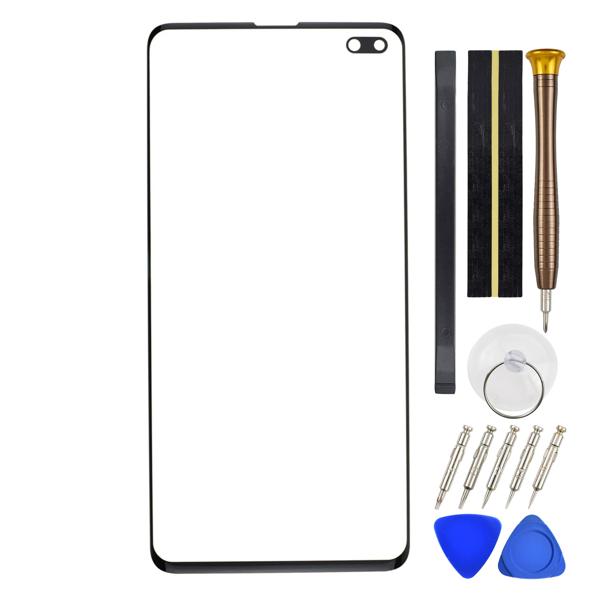 Front Screen Replacement for Samsung Galaxy S10+ SM-G975F SM-G975U Black