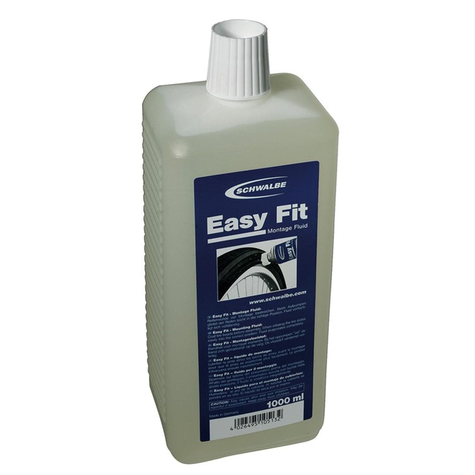 SCHWALBE Easy Fit Bicycle Tire Mounting Fluid, 1000ml