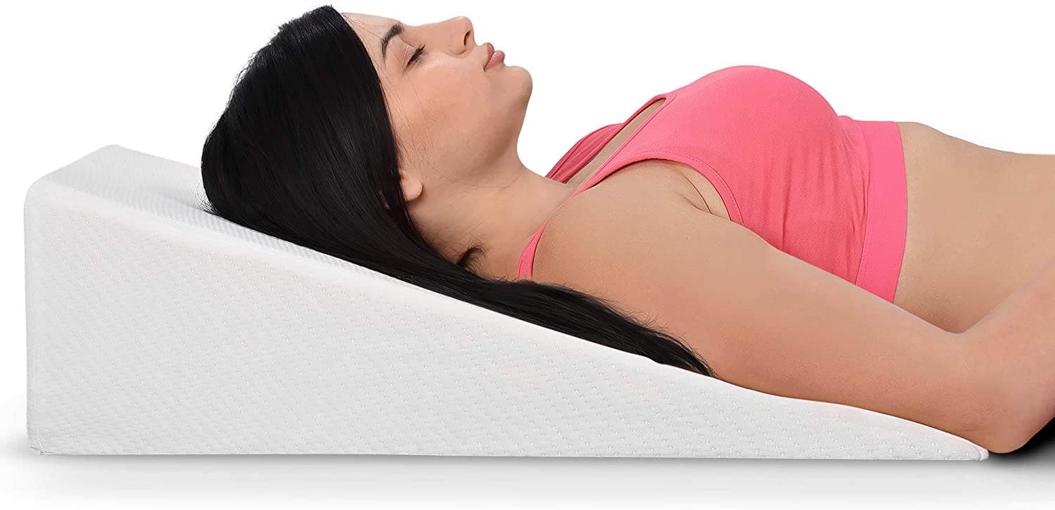 Bed Wedge Pillow With Memory Foam