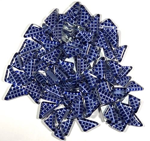 Sai Mosaic Art Printed Triangles Purple