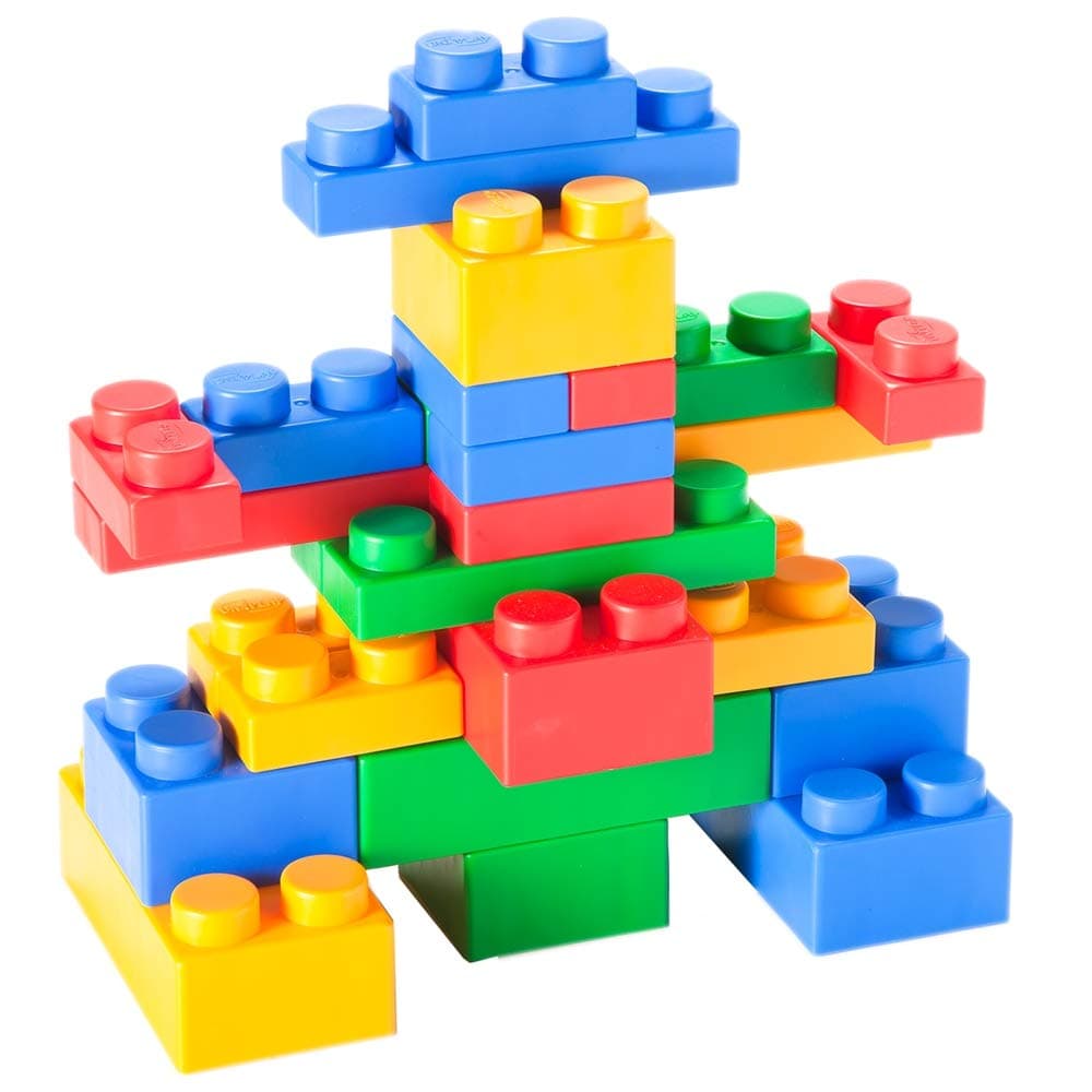 UNiPLAY Soft Building Blocks - Mix Plus Series (34 Pieces)
