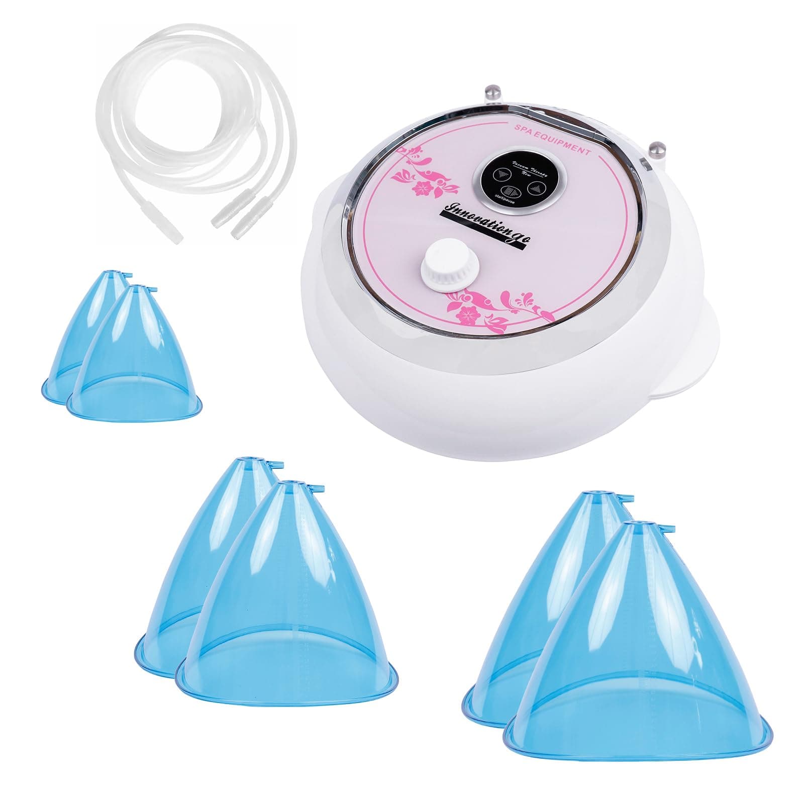 Vacuum Therapy Machine, Cupping Therapy Sets, Multifunctional Cupping Scraping Massager, Body Shape Massage Machine with 3 Pairs Cups for Home Salon Use