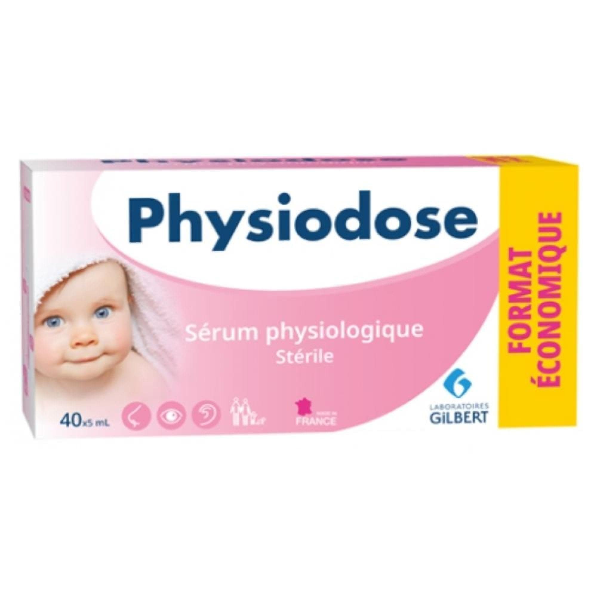 Physiodose Physiological Serum - Box of 40 Single Doses