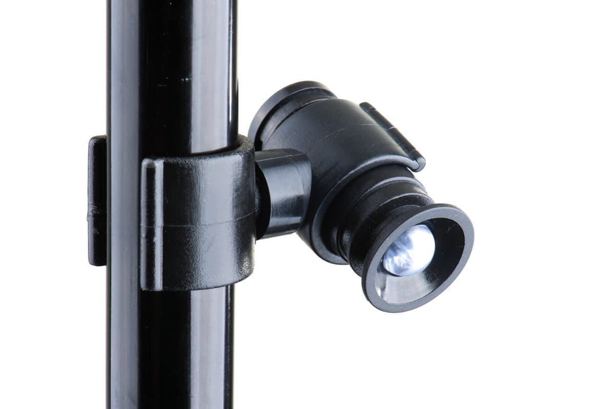 LightBaum 2G- New Improved Adjustable LED Flashlight for Crutches, Canes, & Walkers, Helps Prevent Falls During Dark Hours, Perfect Illumination Allows Users To See At Night (Universal tube mount)