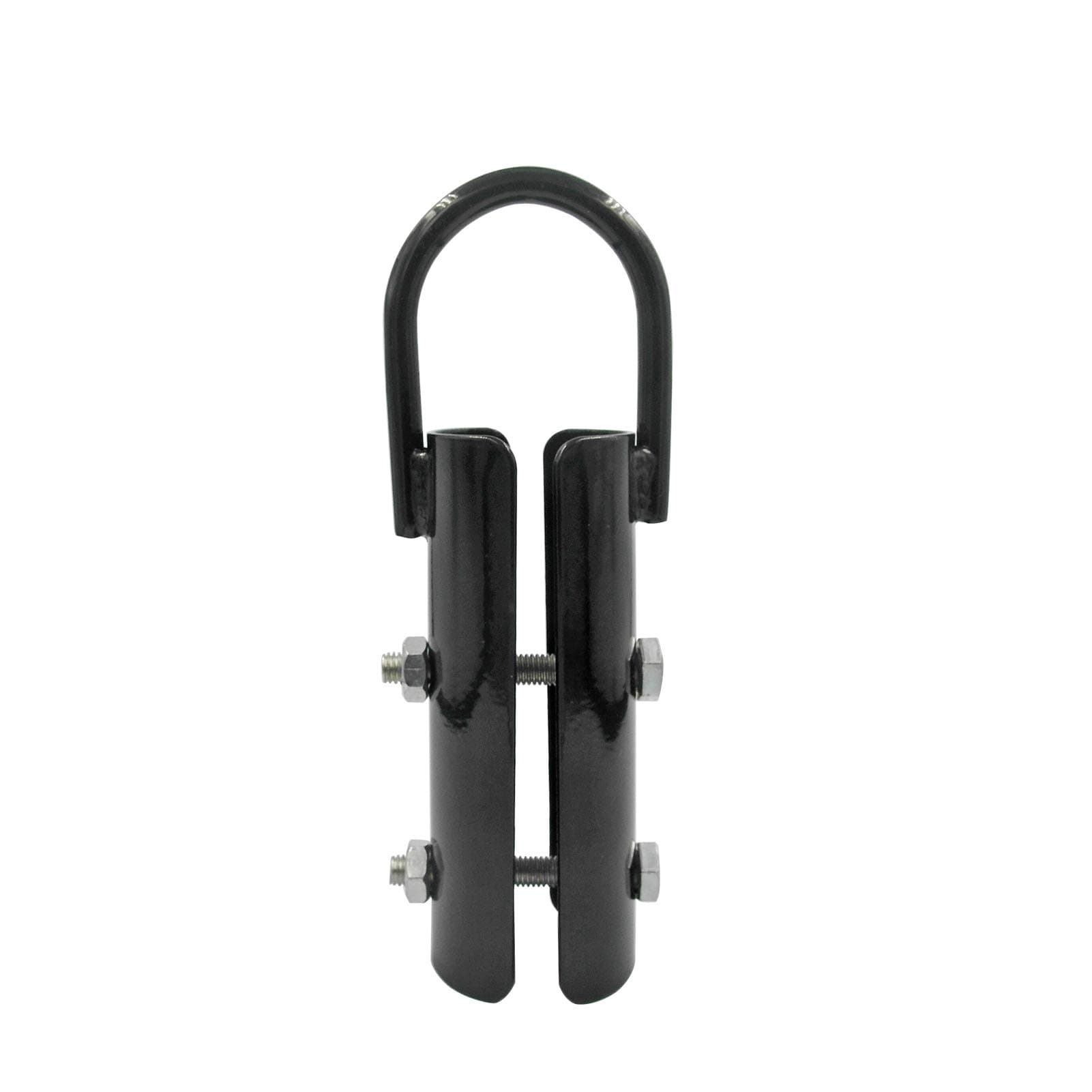 Climbing Rope Clamp,Rope Climb Workout Rig Attachment Hook for 1.5" Rope Clasp Garage Gym Fitness Equipment with Carabiner Eyehook Strength Training Home Indoor Safety