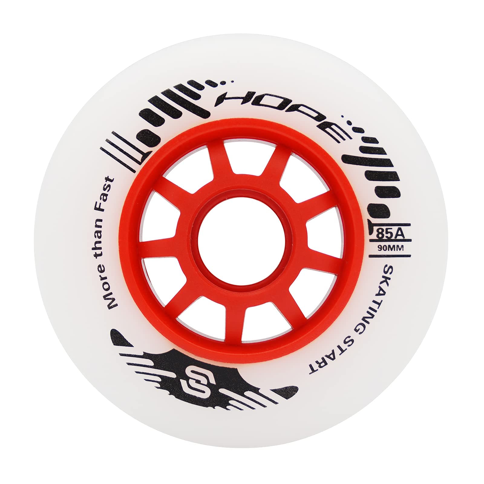 SKT HP 90mm 100mm Inline Skate Wheels 85A Replacement Rollerblade Wheels for Outdoor Speed Inline Roller Skate