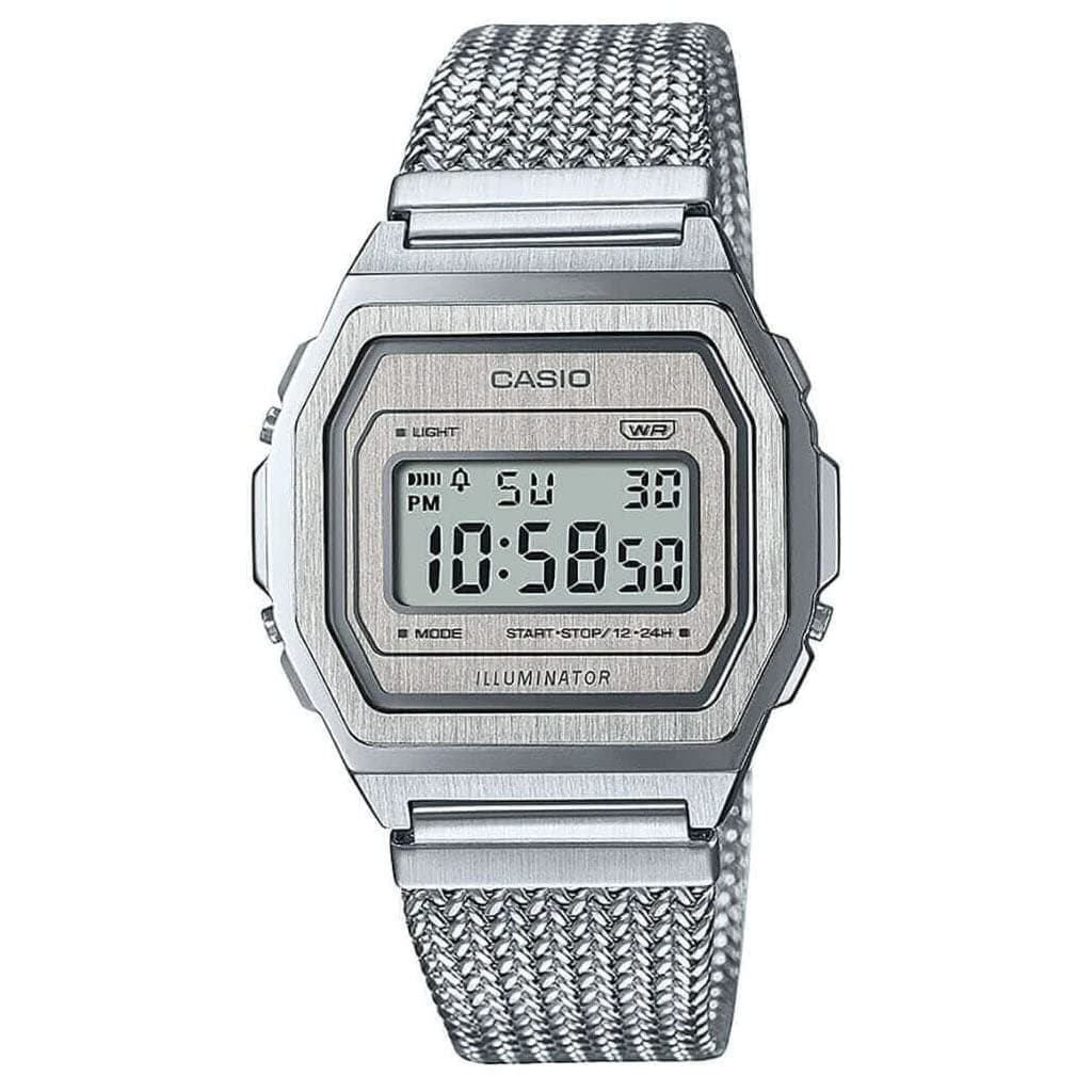 Casio Watch A1000MA-7EF, silver, A1000MA-7EF