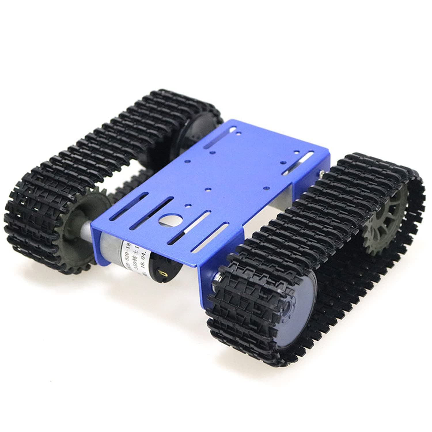 Premium Intelligent 2WD Tank Robot Chassis Platform with 2PCS DC Motors & Plastic Track, RC STEAM Science Kit Compatible with PS2, WiFi, Bluetooth for School Scientific Education, Robotic Competition
