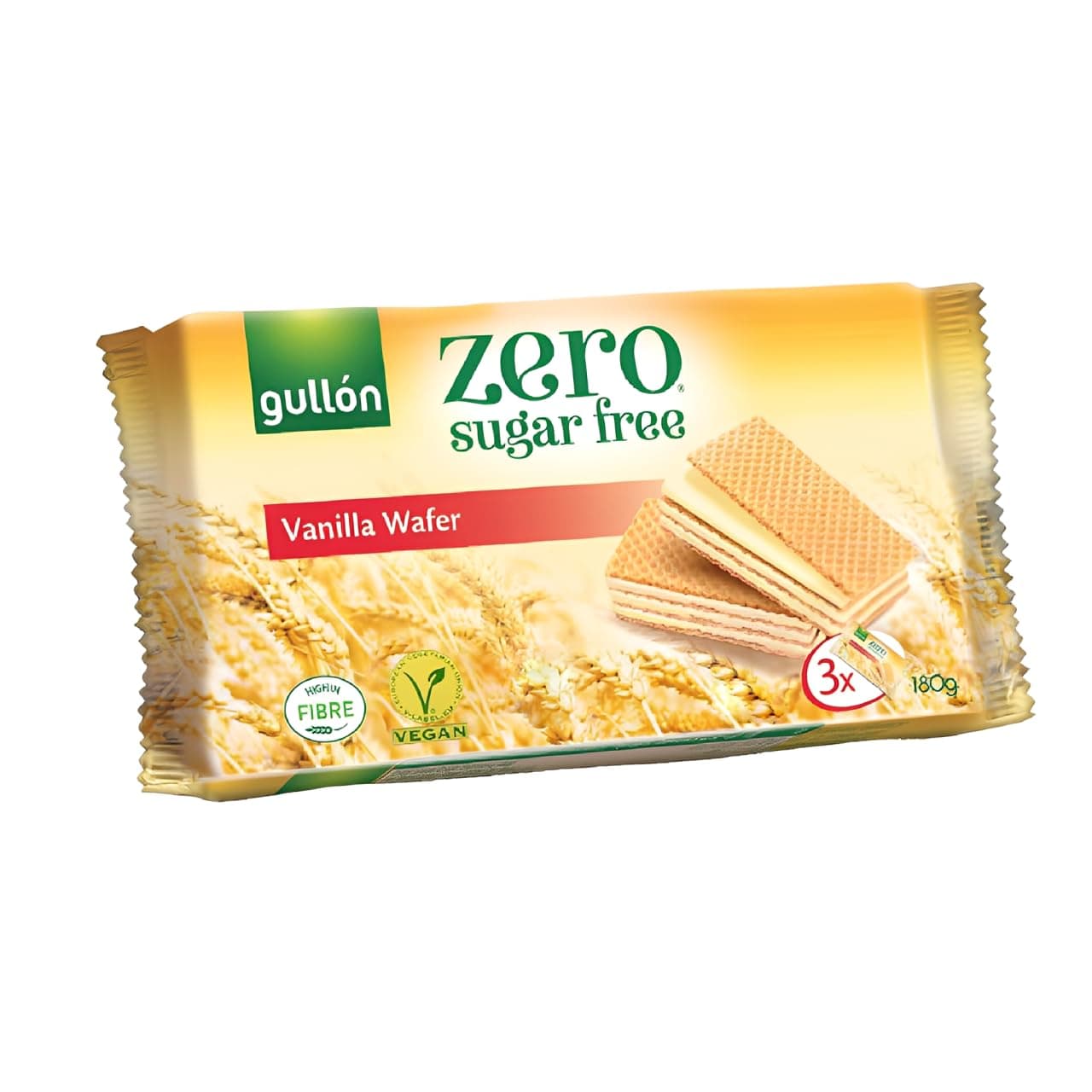Gullon Sugar Free Vanilla Wafers 210gm (3x70gm)