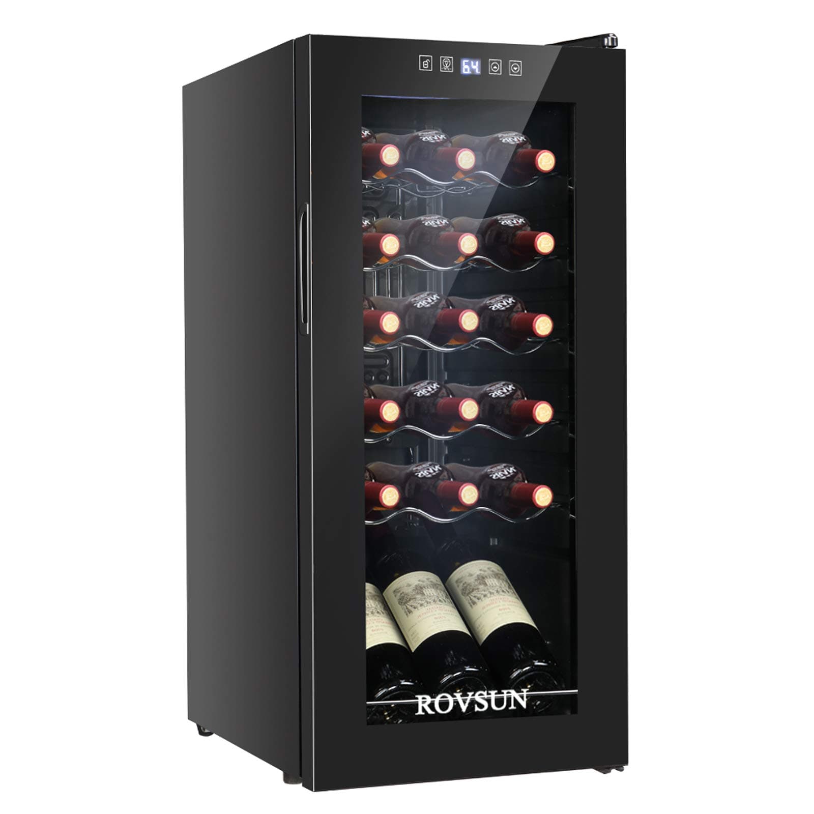 18 Bottles Single Zone Wine Cooler