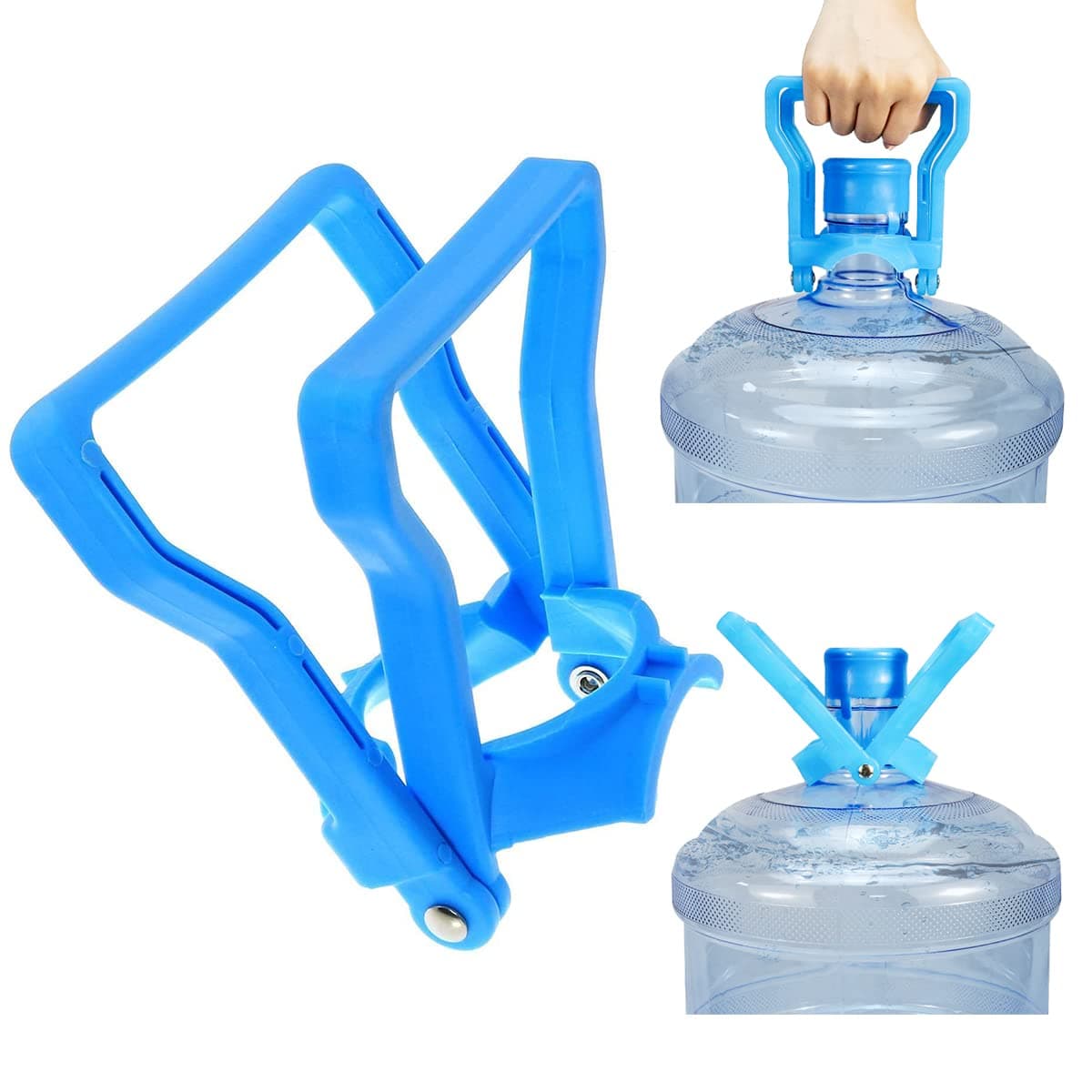 5 Gallon Blue Water Bottle Carrier With Handle