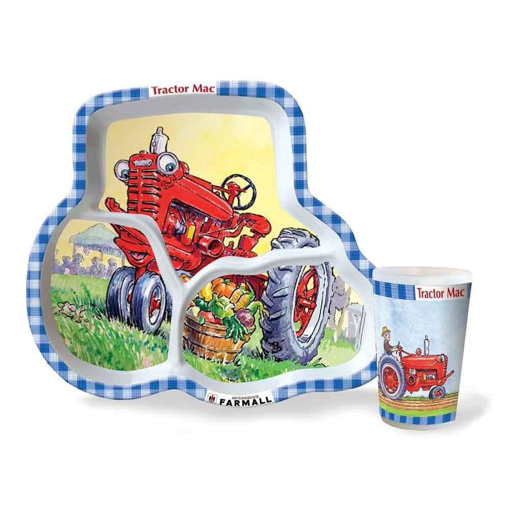 Key Enterprises, Inc. Tractor Mac Child`s Dinner Set