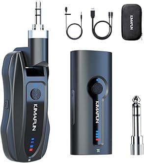 Wireless Lavalier Microphone System, Wireless 2.4GHz Lapel Mics Handheld Mic 2 in 1 for Teaching, Teachers, Speech, Tour Guiding, Speaker, Amplifier, PA System, Broadcast, G70-1(1TX1RX)