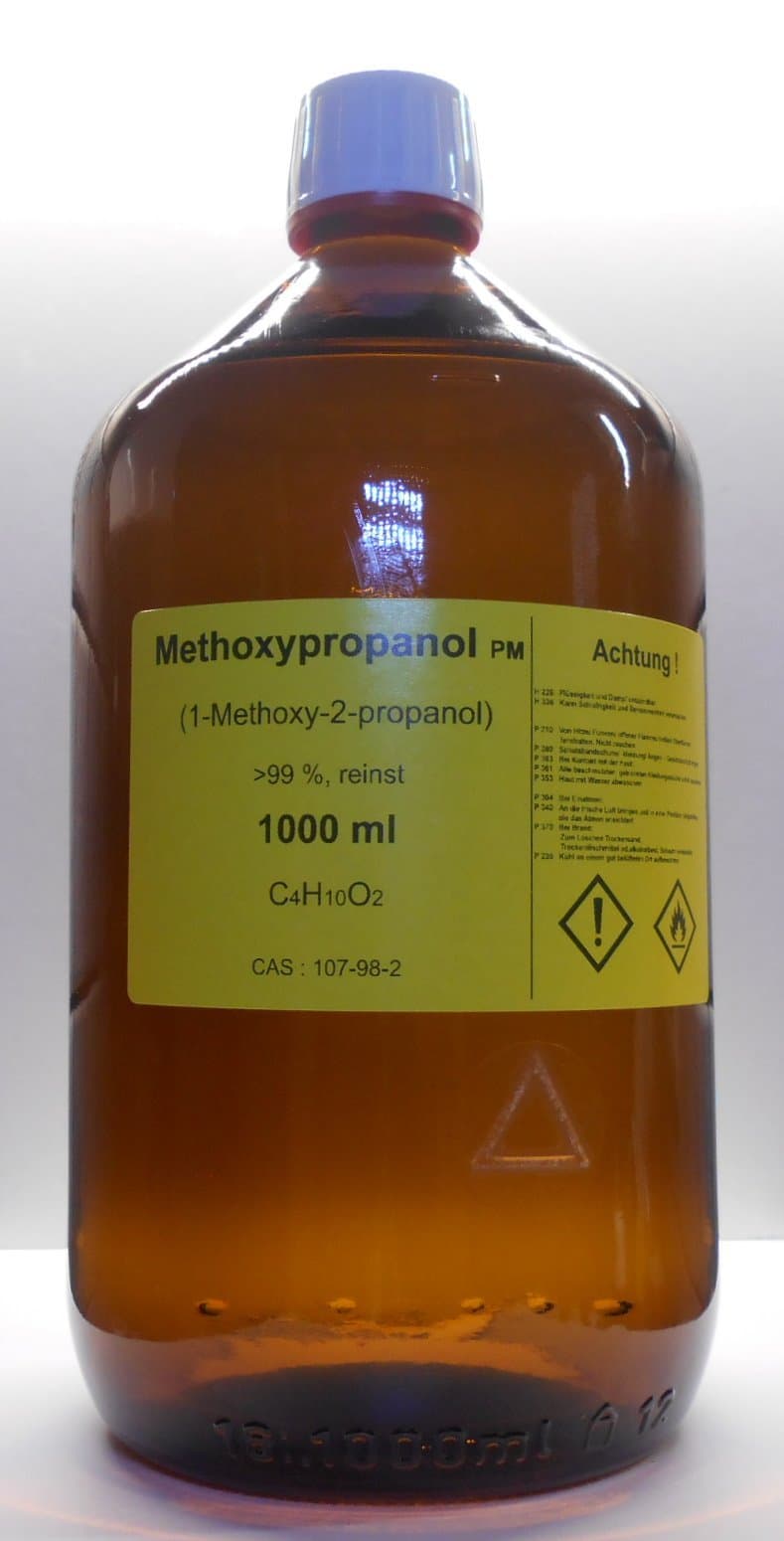 1000 ml Metho XYP Special Solution 99% 1 Methoxy 2 Inks and Water-Soluble Propanol, Remover Artificial Resin Finish Medium