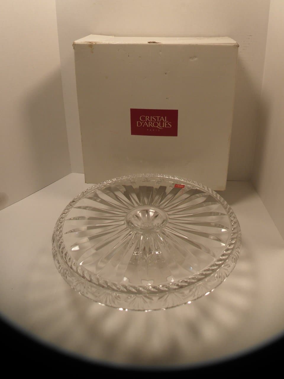 Cristal D'ArquesCarthage Footed Platter 12 1/2"