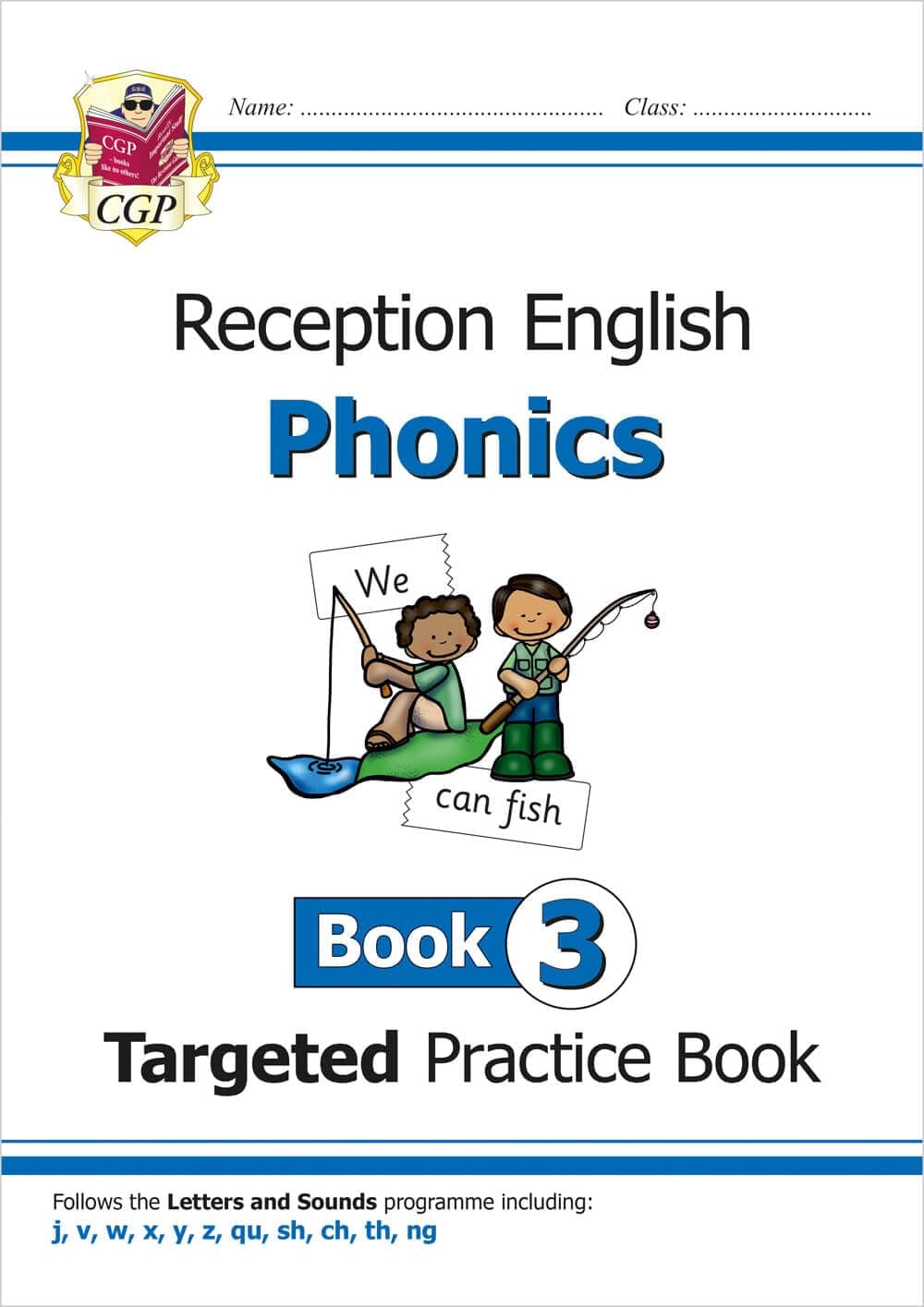 Reception English Phonics Targeted Practice Book - Book 3 (CGP Reception Phonics)