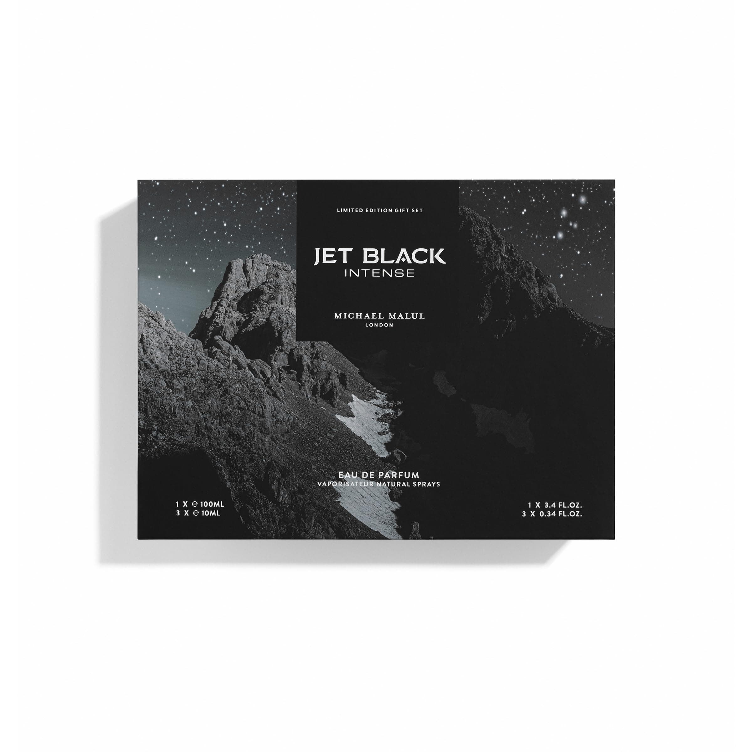Jet Black Intense Eau de Parfum Gift Set - 100ml | 10ml