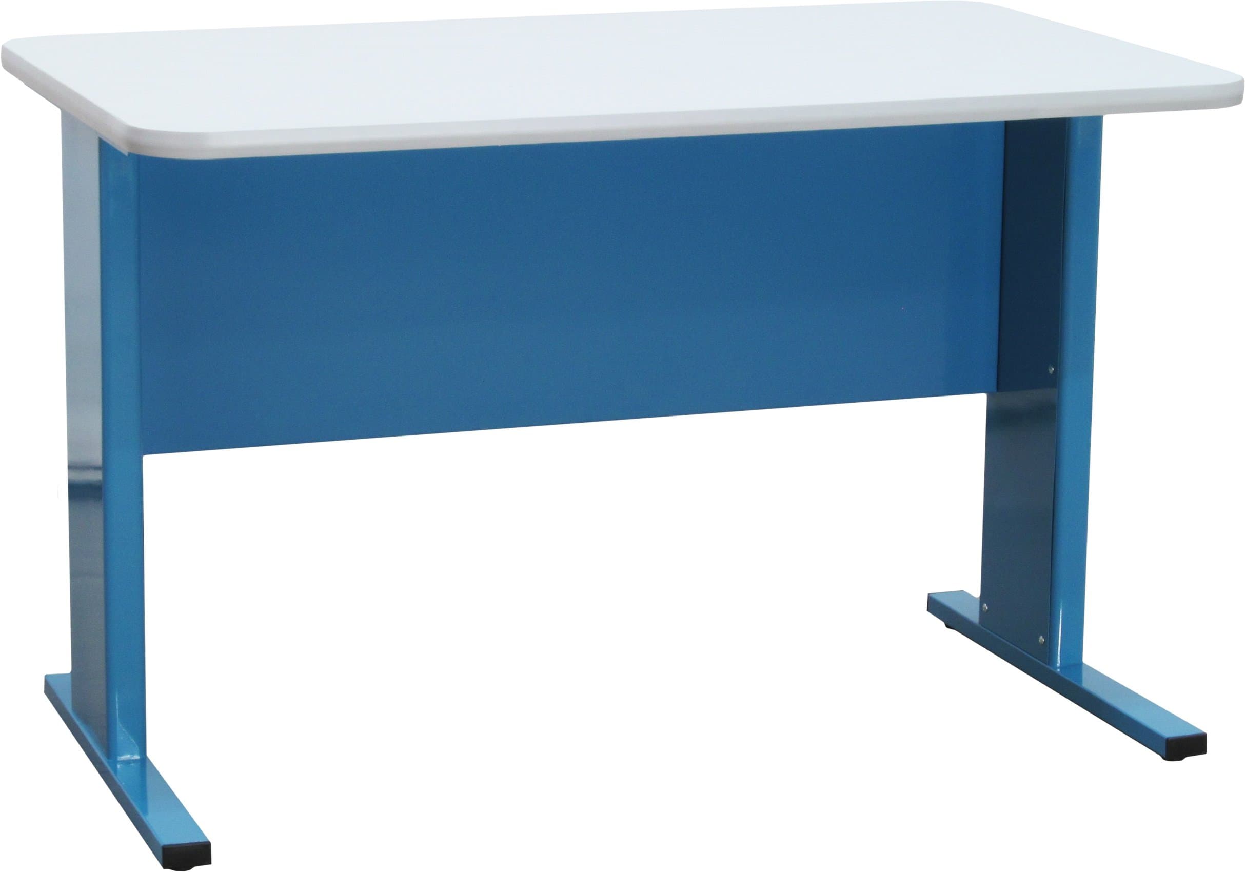 ApeCo BlueJay Workbench ESD Anti Static Laminate Workstation, 1000 lb Capacity, 30" x 48", Blue Frame White Top