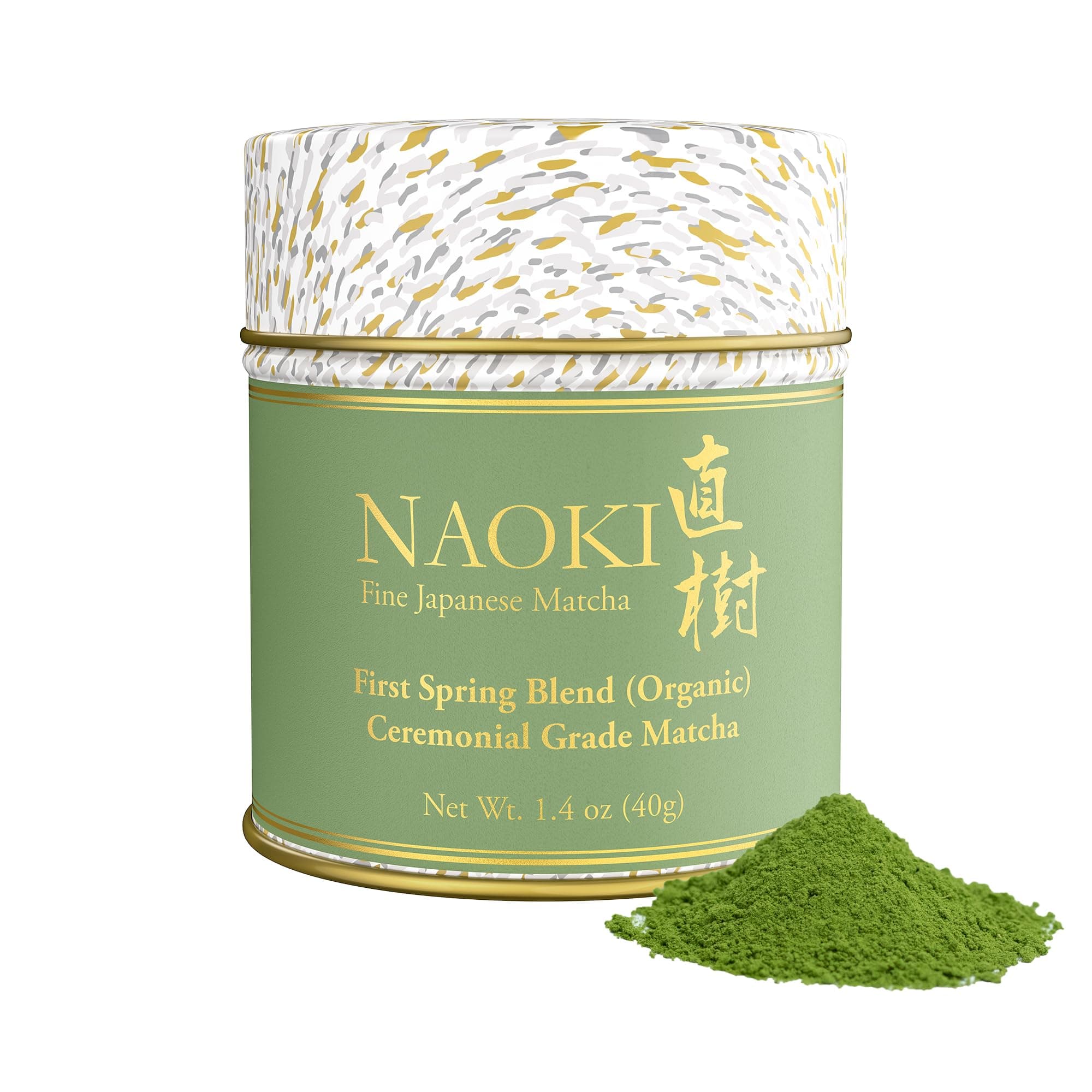 Organic Ceremonial First Spring Blend – Authentic Japanese First Harvest Ceremonial Grade Matcha Green Tea Powder from Kagoshima, Japan (40g / 1.4oz)