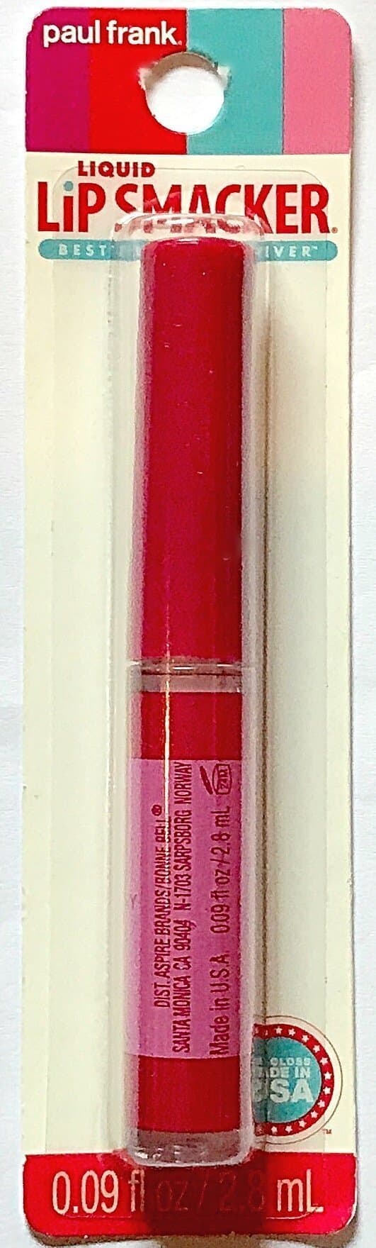 Liquid Lip Smacker, Julius Red Raspberry Lip Gloss, 0.14 Oz