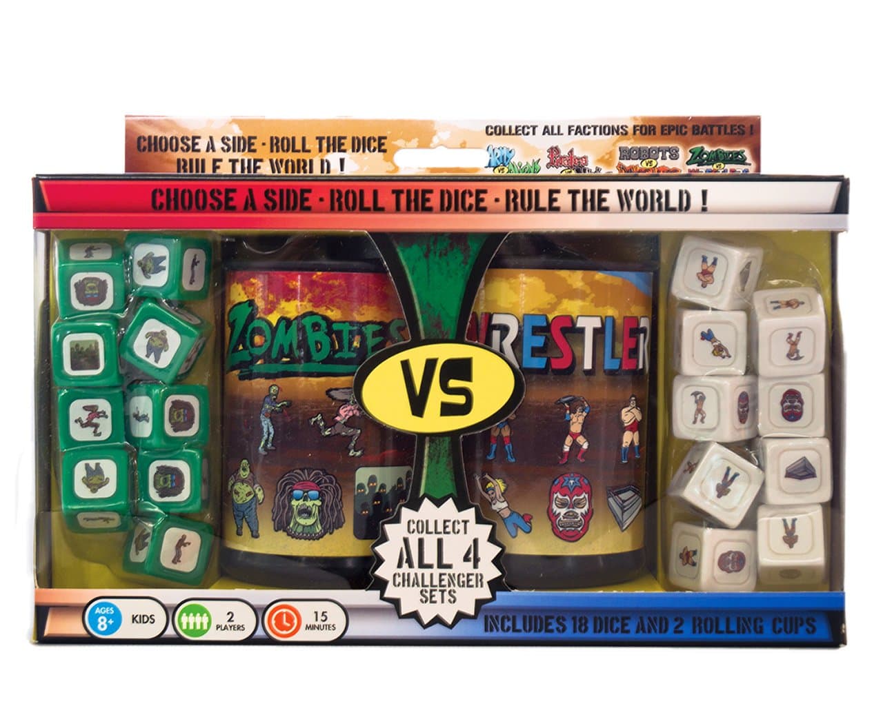 Zombies vs. Wrestlers Dice Game