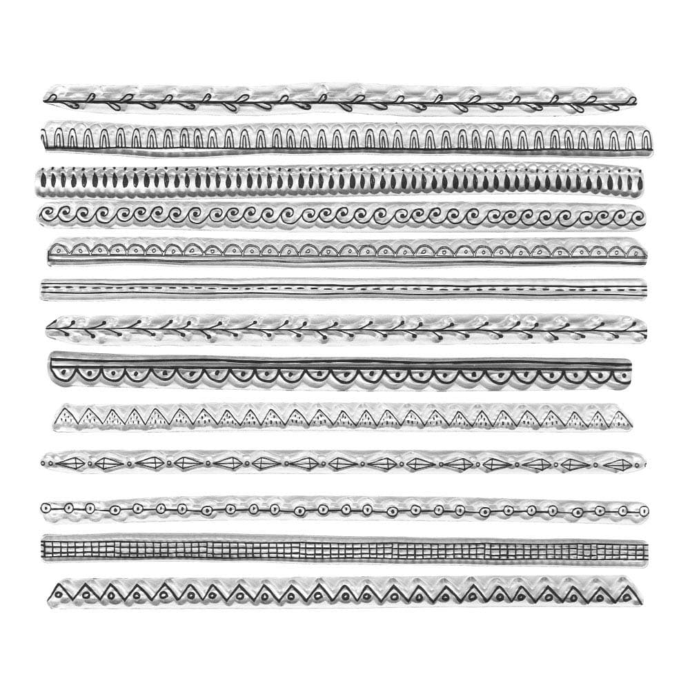 Different Types Writing Lace Lines Clear Stamps for Card Making Decoration DIY Scrapbooking, Transparent Rubber Seal Stamps for Photo Card Album Crafting Supplies.