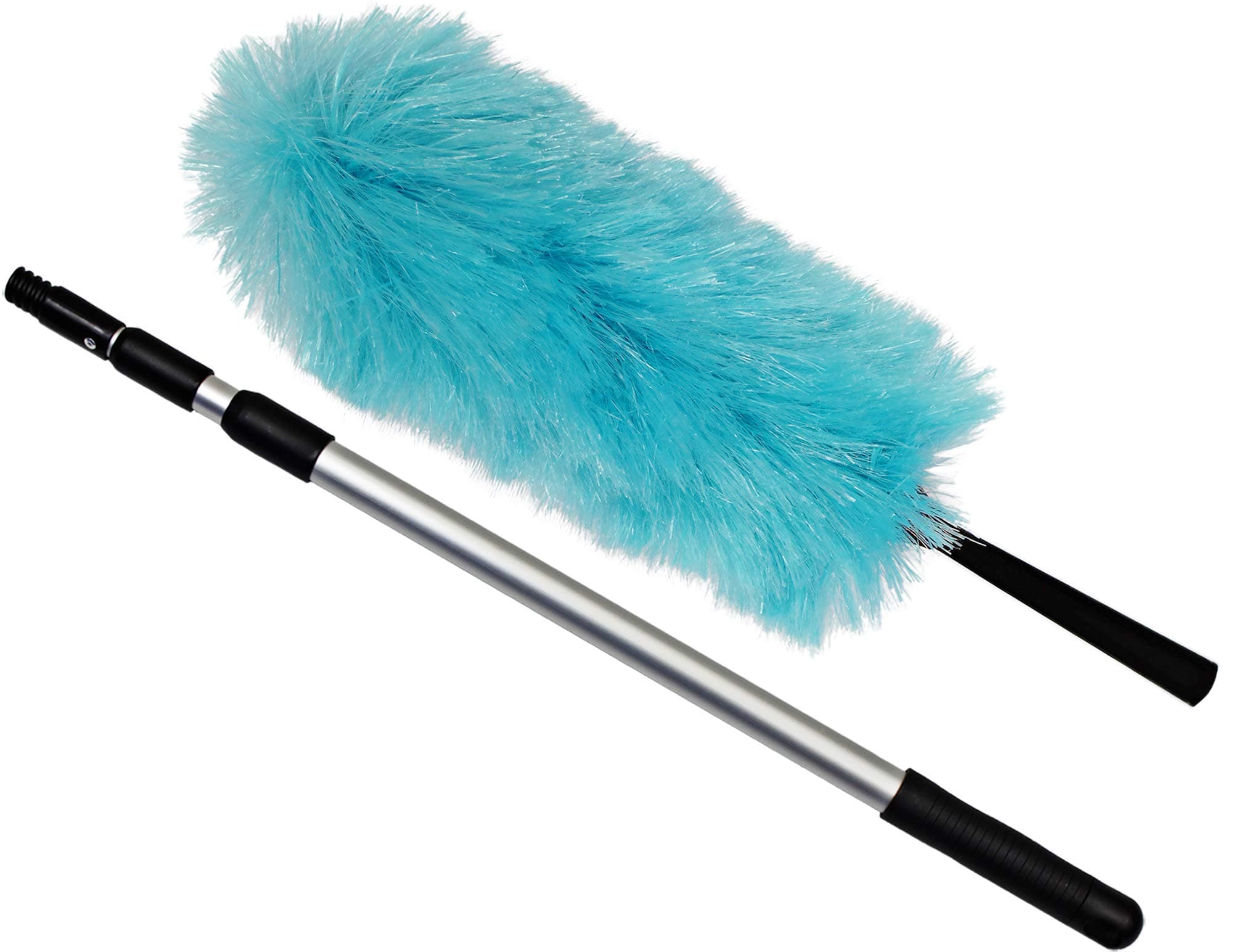 CleanAideEurow Electrostatic Duster with 3 Sections Extension Pole