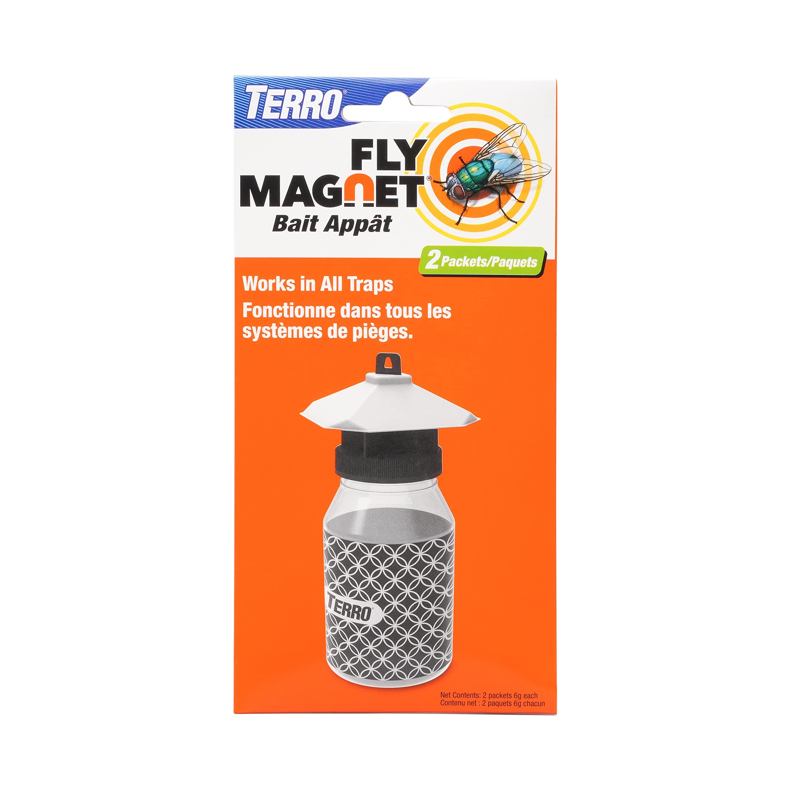 T382 Fly Magnet Replacement Bait - 2 Fly Magnet Trap Attractants