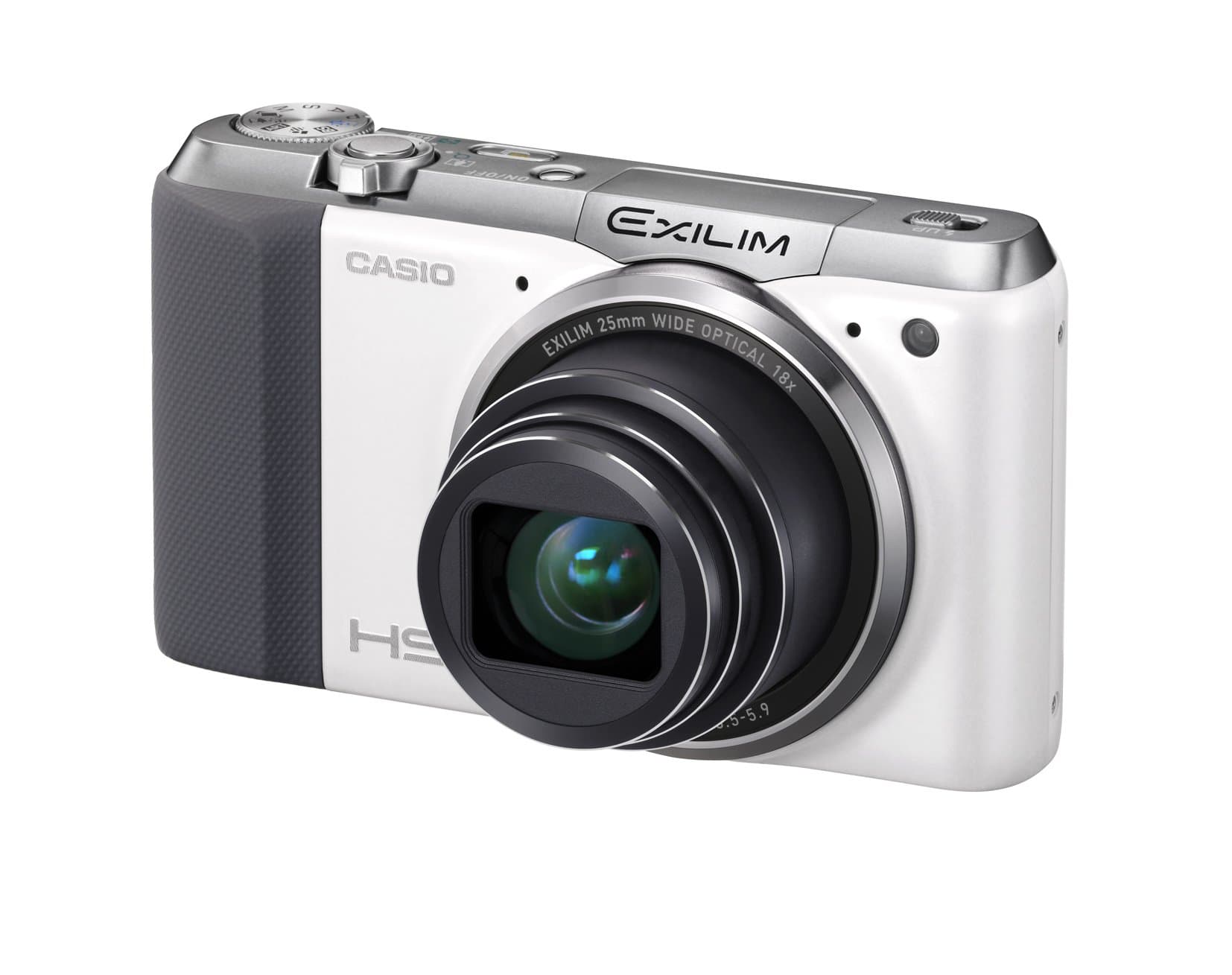 Casio High Speed Exilim Ex-ZR700 Digital Camera White EX-ZR700WE - International Version (No Warranty)
