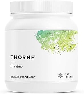 THORNE Creatine - Micronized Creatine Monohydrate Powder - Support for Muscles & Cognitive Function* - for Women & Men - Unflavored - NSF Certified for Sport - 5 g per Serving - 90 Servings