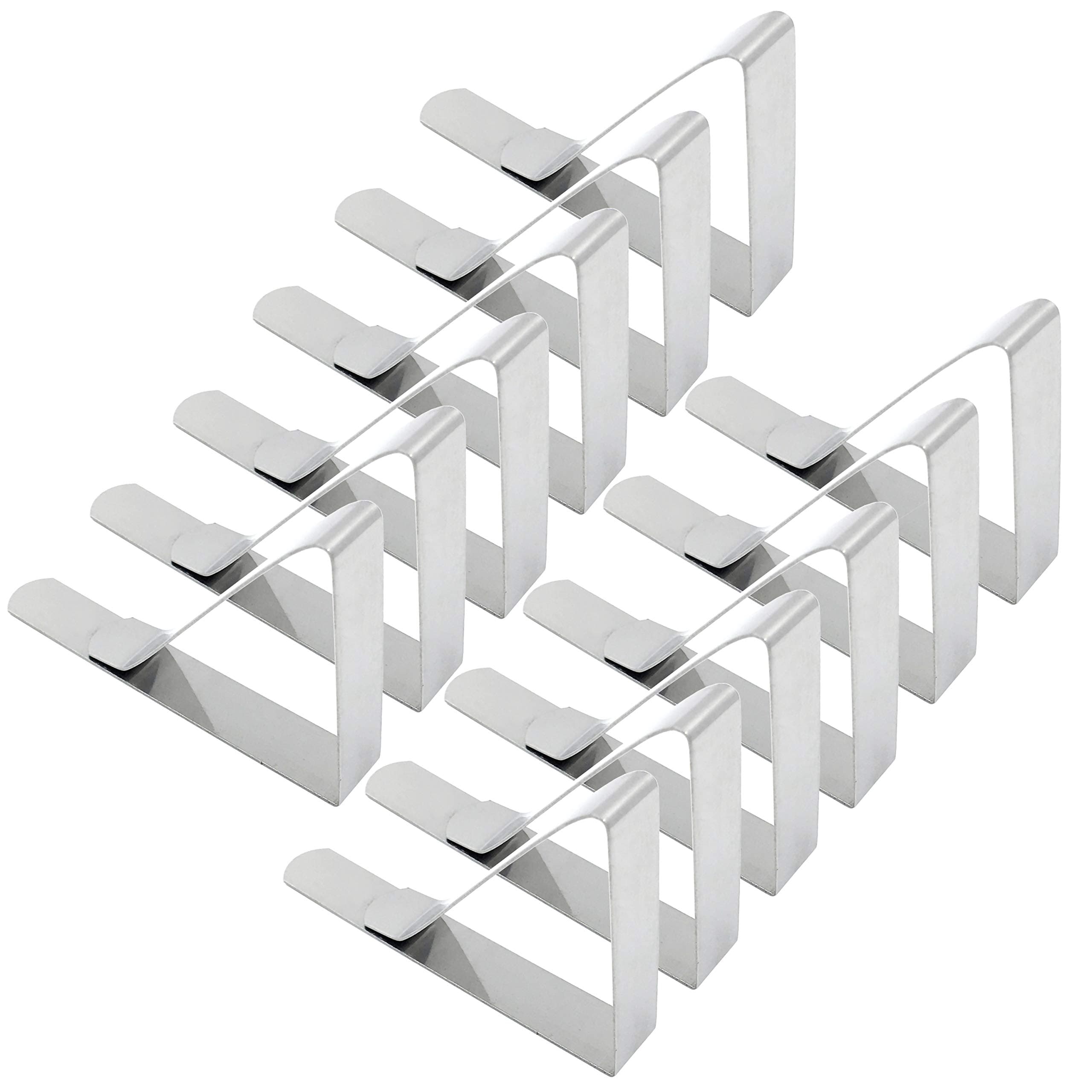 Tablecloth Clips, Set of 12 Extra Large Table Cover Cloth Clamps for Home Party & Picnic(Up to 2.7")