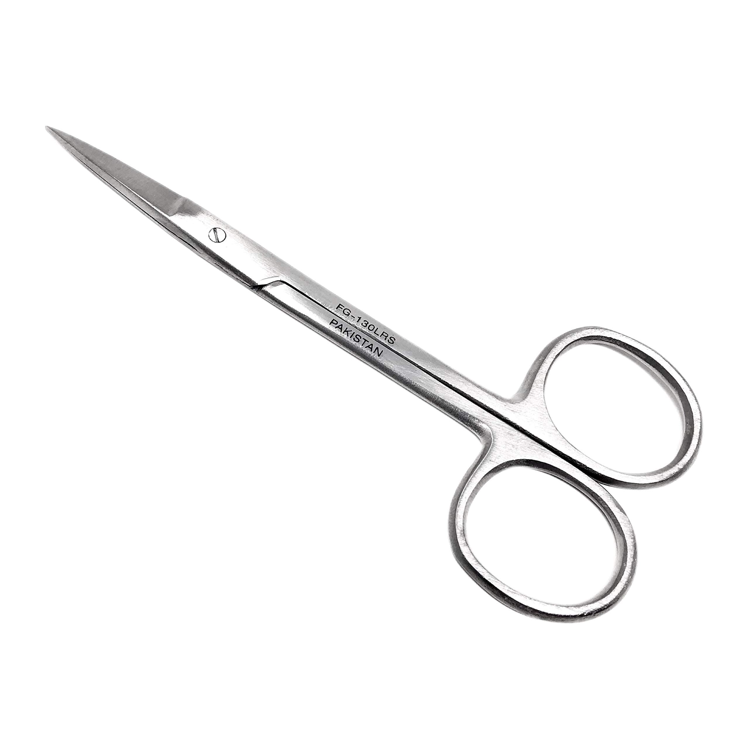 Cynamed Iris Micro Dissecting Precision Lab Scissors, Fine Point Straight - Perfect for Doctors, Nurses, EMS, Students, Education