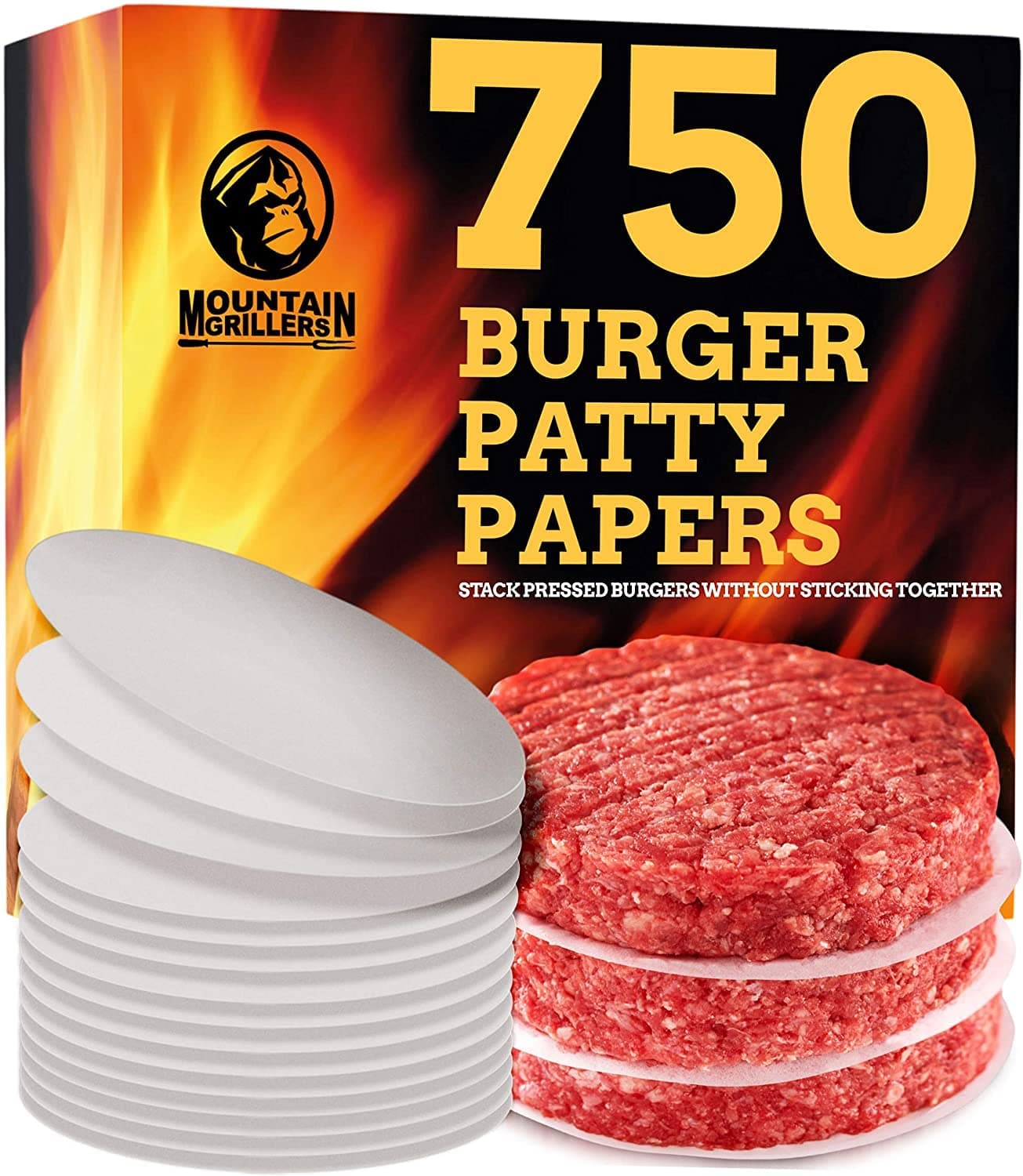 Hamburger Patty Paper