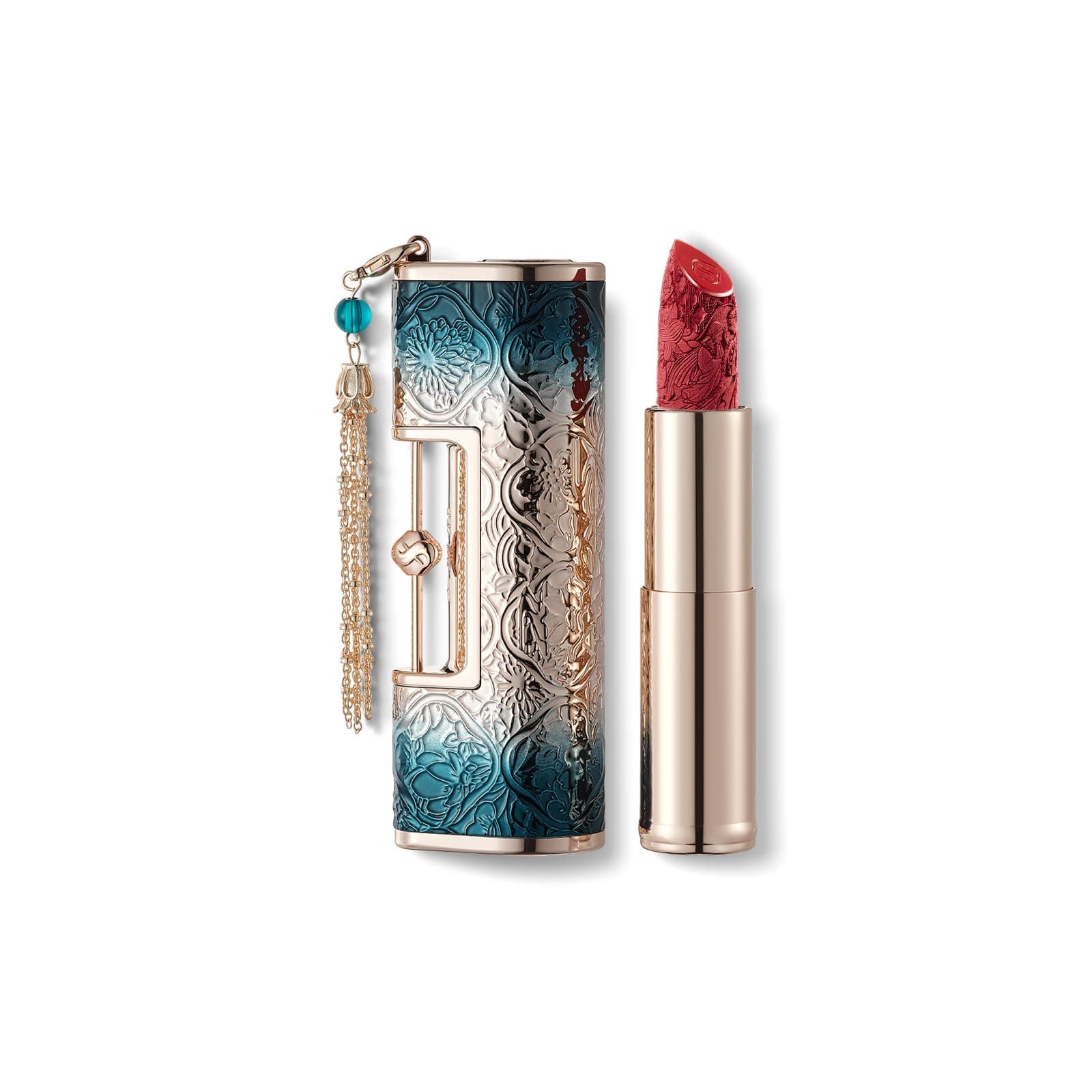 FLORASIS Blooming Rouge Love Lock Lipstick Long-Lasting Sculpting Lipstick Misty Matte Finish Lightweight Nourishing for Everyday Use (M1314 Together Forever)