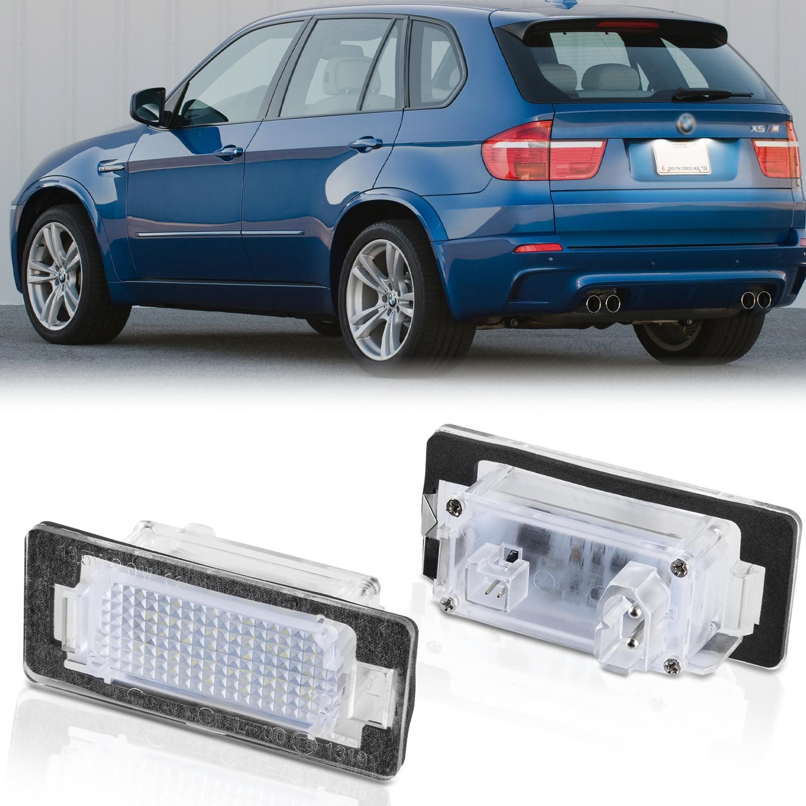 OZ-LAMPE LED Number Plate Light for BMW E82 E88 E90 E91 E92 E93 E39 E60 E61 F...