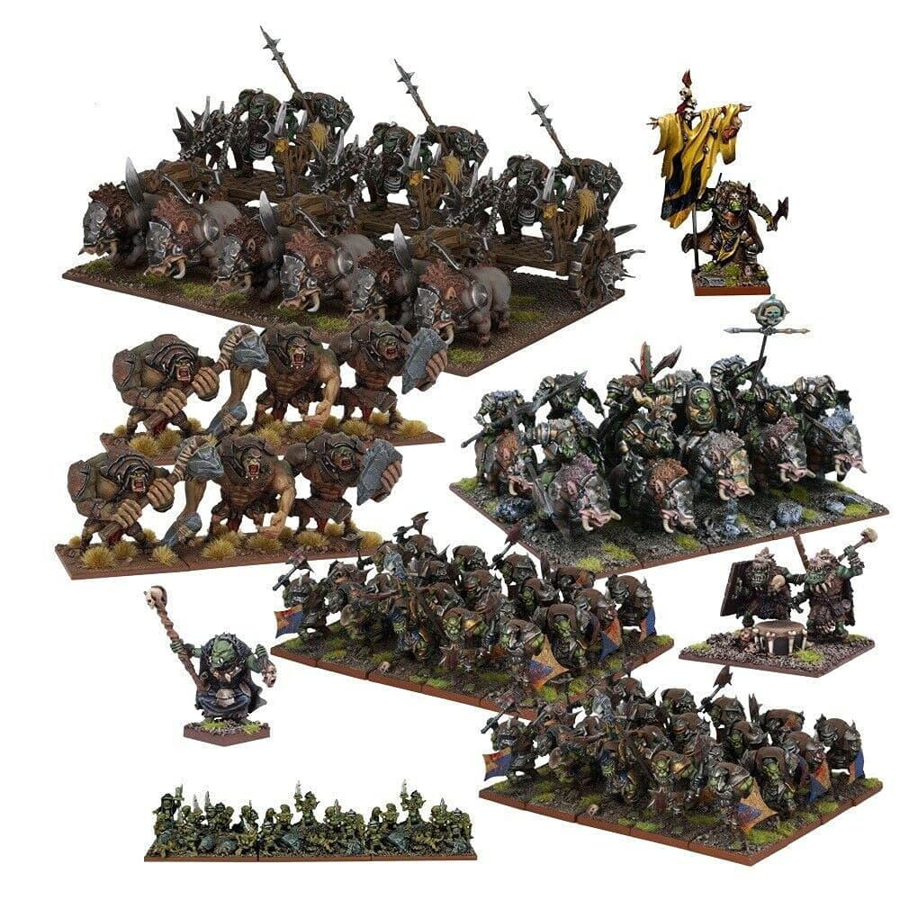 MGKWO111 Orc Army Miniature Model, Multicolour