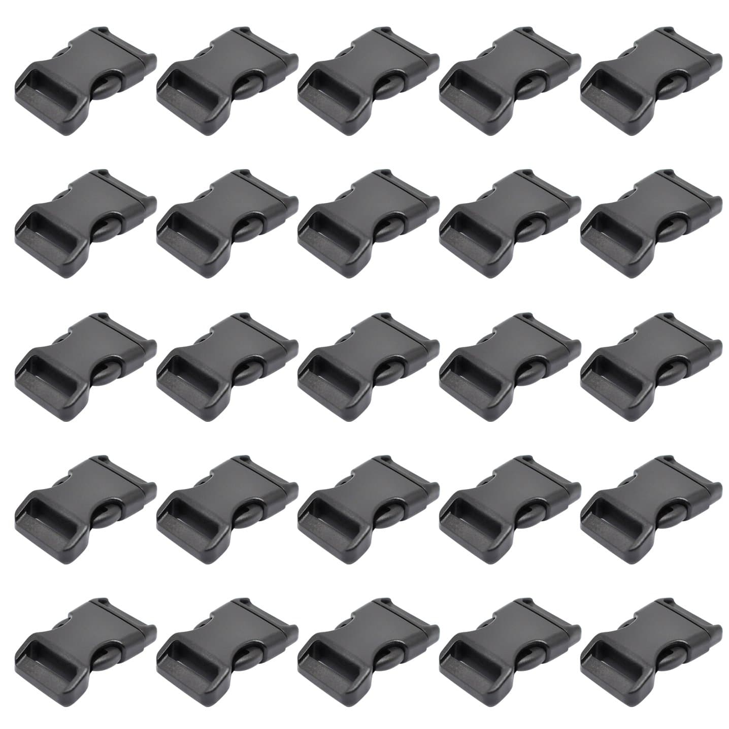 LIHAO Click Fastener Clip Clasp (Buckle) Plastic Release Buckles Backpack Replacement Parts Belt