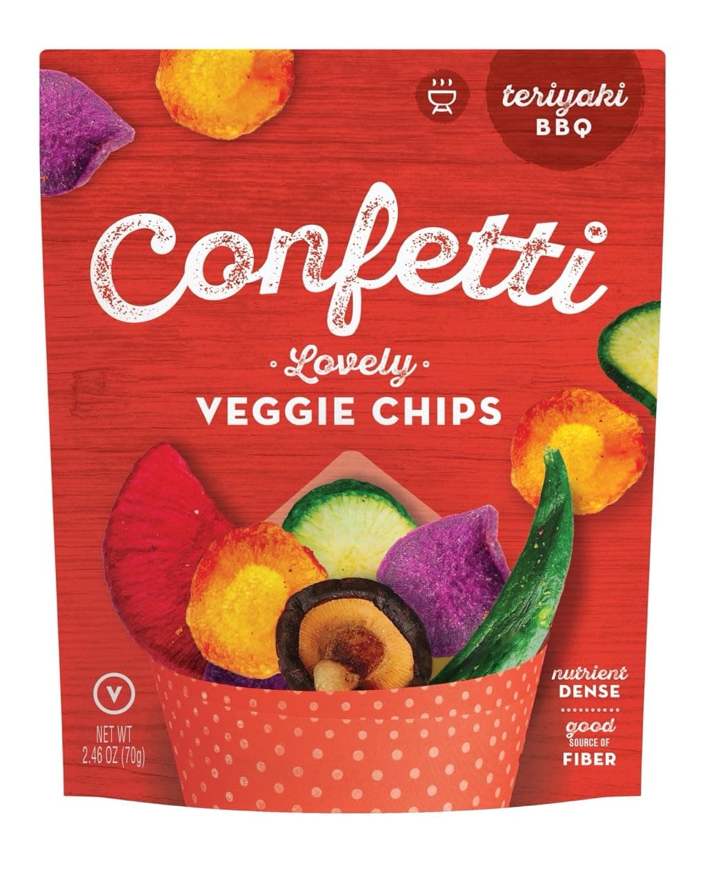 Confetti SnacksLovely Vegetable Chips (Teriyaki BBQ)