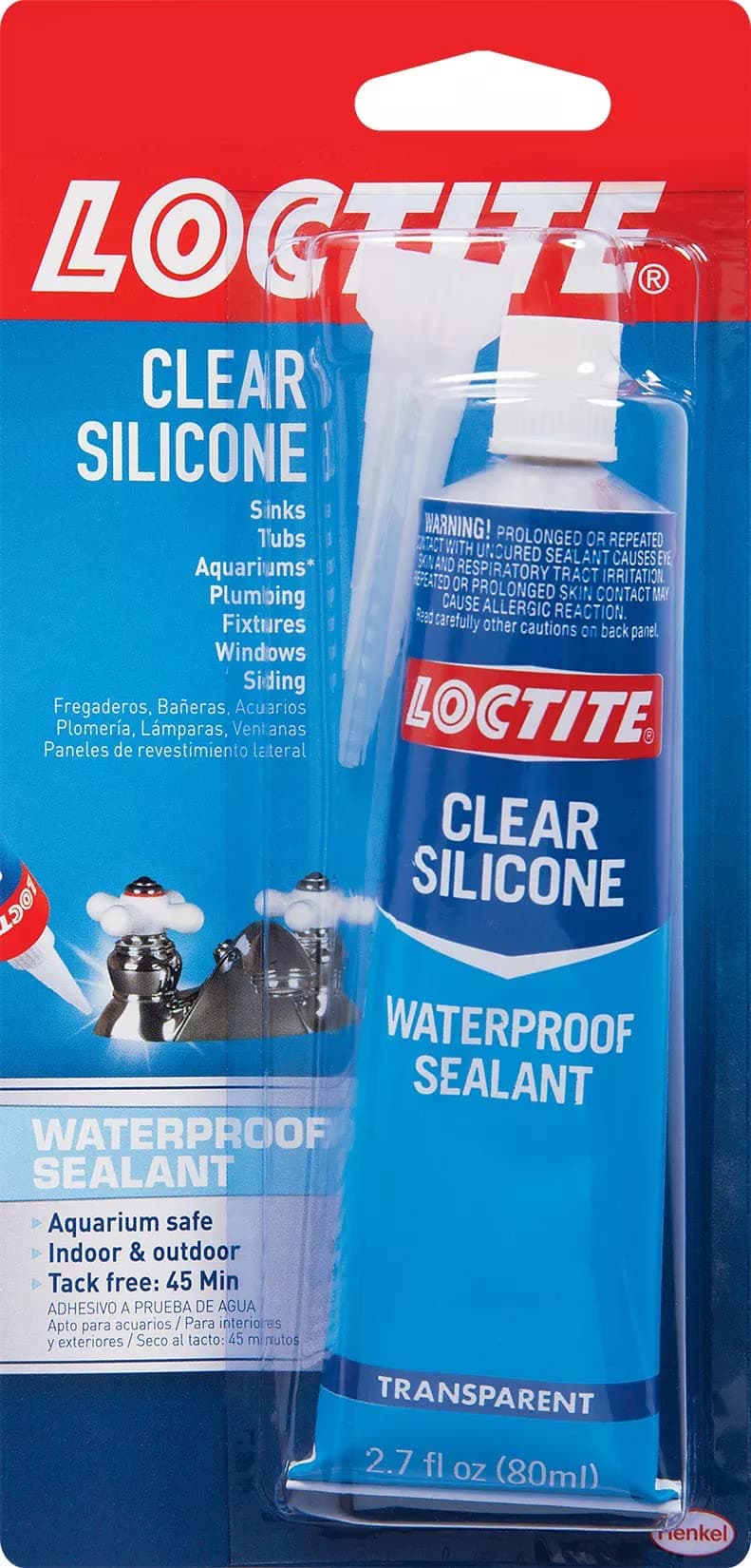 Loctite クリア・シリコン 防水 シーラント 2.7オンス チューブ( 908570 ) Single 2.7 Oz Tube 908570 3oz 1
