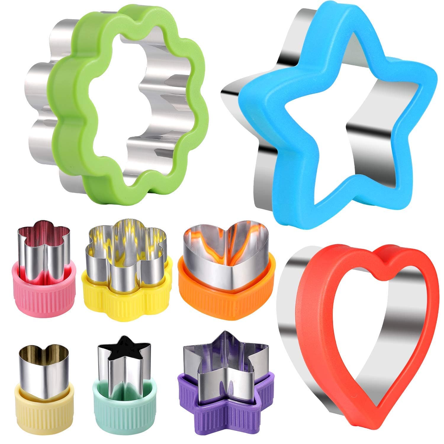 Cutter Shapes Set Different Sizes Cookie Cutters Set Fruit Cookie Pastry Stamps Mold
