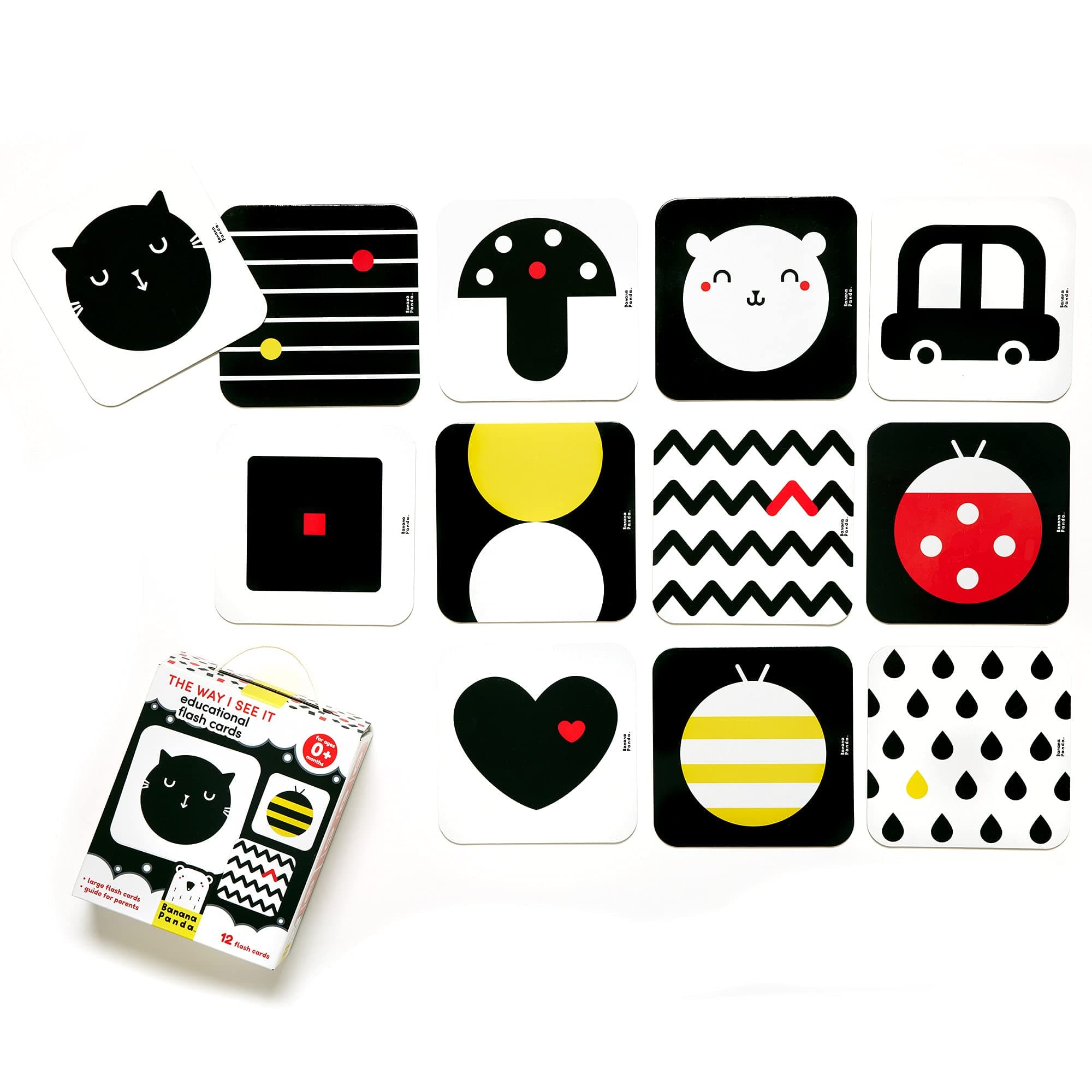 Banana PandaThe Way I See It Educational Flash Cards - Visual Learning Activity for Babies Ages 0 Months and Up