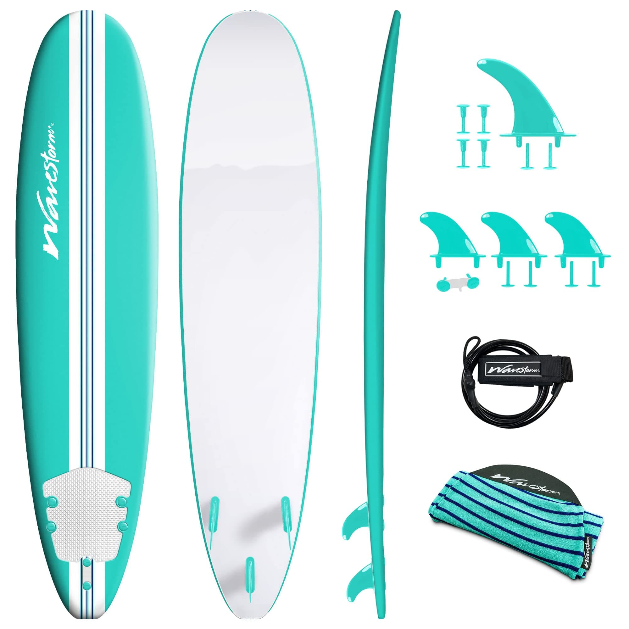 8ft Premium Classic Longboard Surfboard