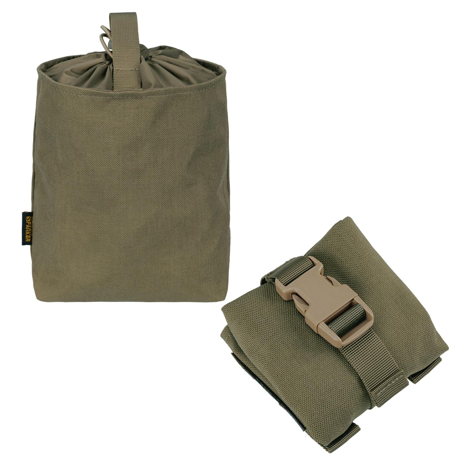 Tactical Folding Dump Pouch Utility Tool Bag Military Molle Drawstring Ammo Magazine Pouch