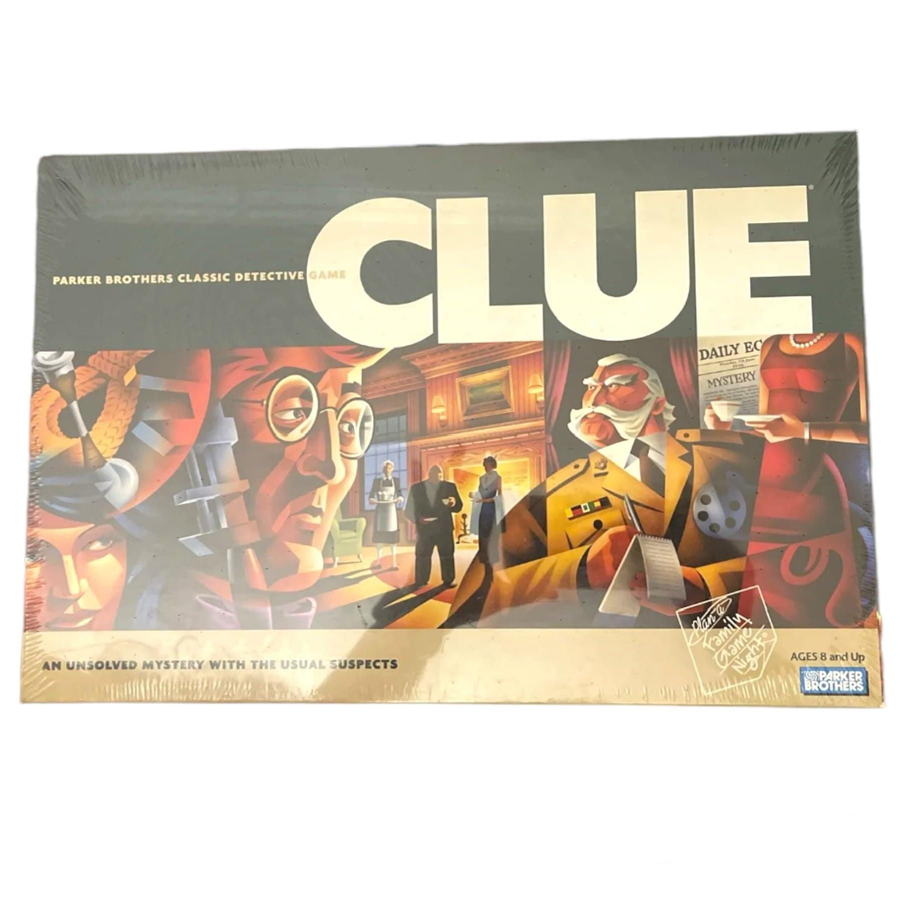 Parker Brothers Classic Detective Game- 1996 Version